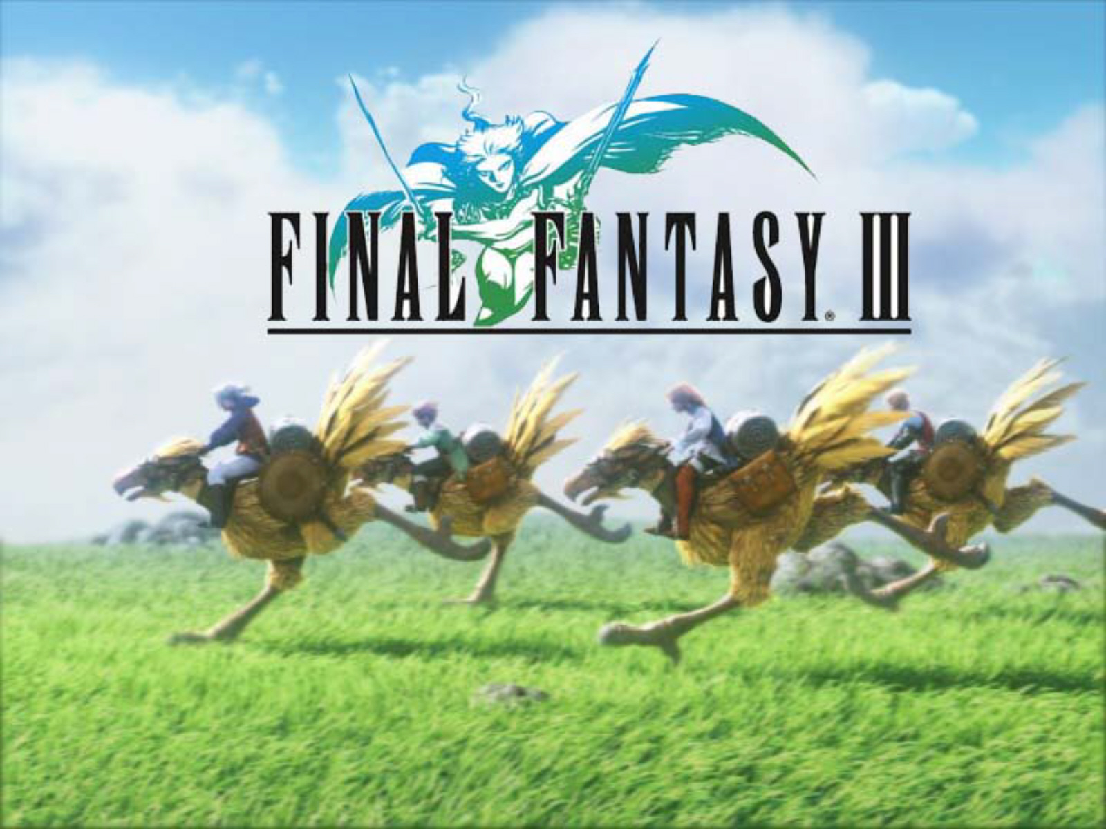 Final Fantasy Iii Hd Wallpaper - Chocobo Final Fantasy 3 , HD Wallpaper & Backgrounds
