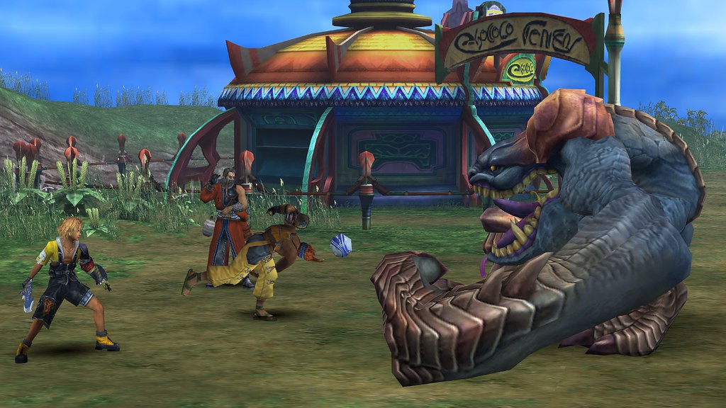 Final Fantasy X 10 Wallpaper Set - Ffx Gameplay , HD Wallpaper & Backgrounds