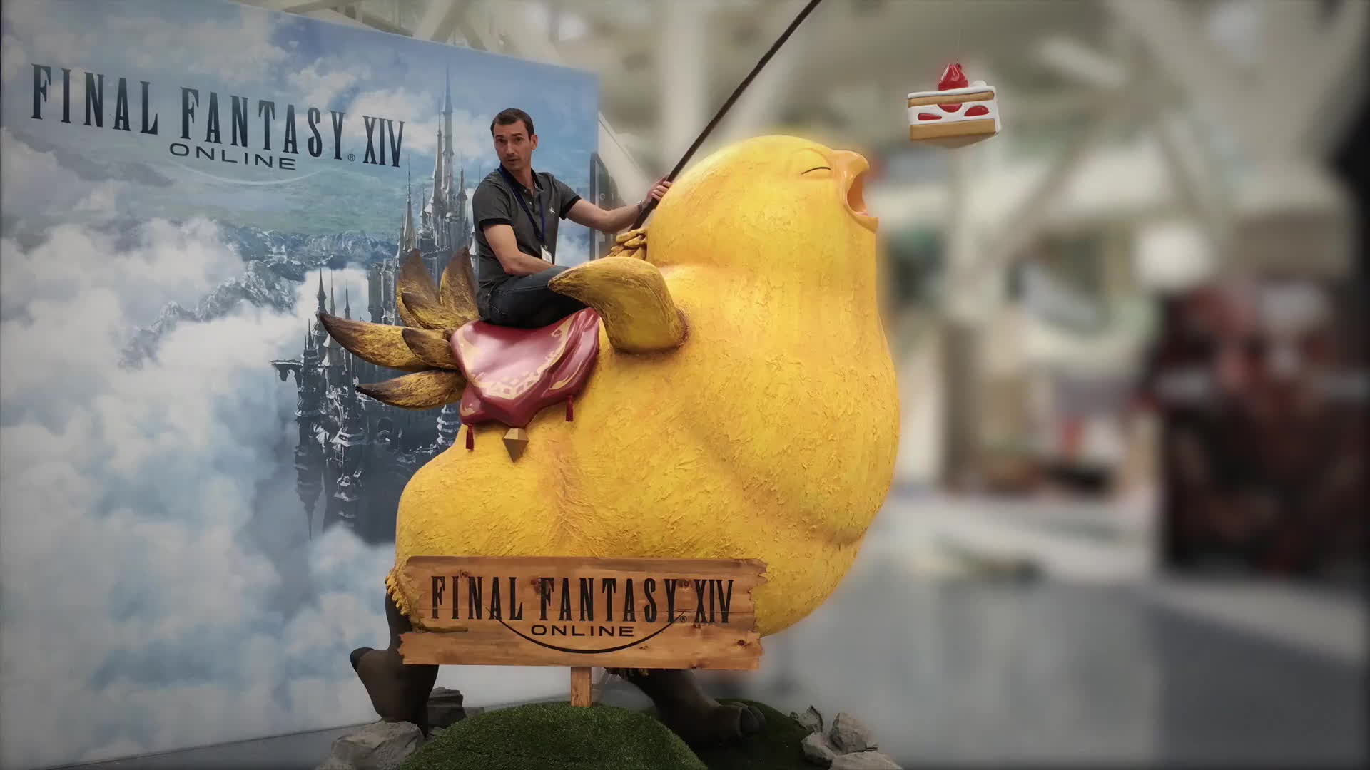 The Fat Chocobo Is Going To Fan Festival 2016 In Las - Fat Chocobo , HD Wallpaper & Backgrounds
