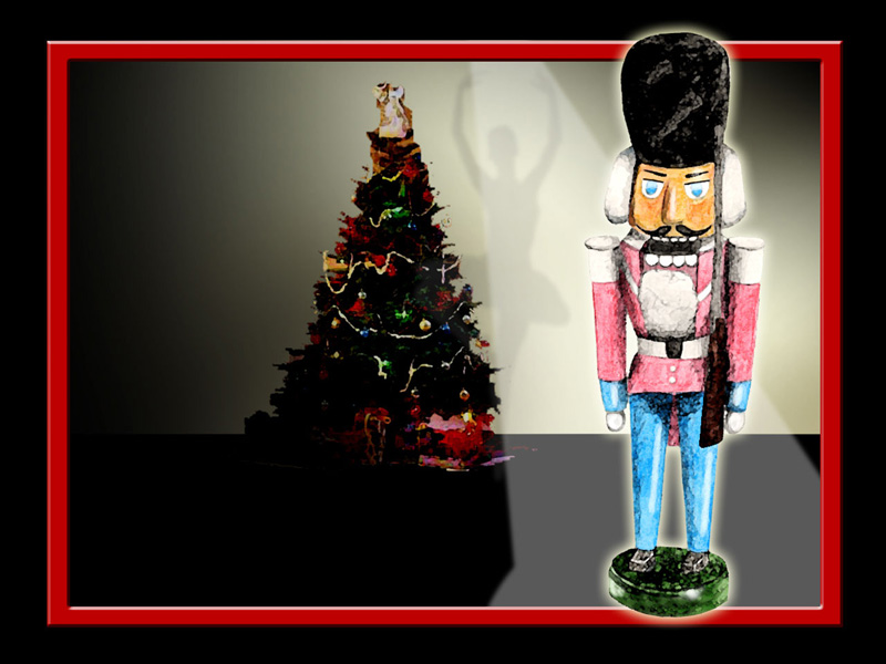 Nutcracker - Christmas Tree , HD Wallpaper & Backgrounds