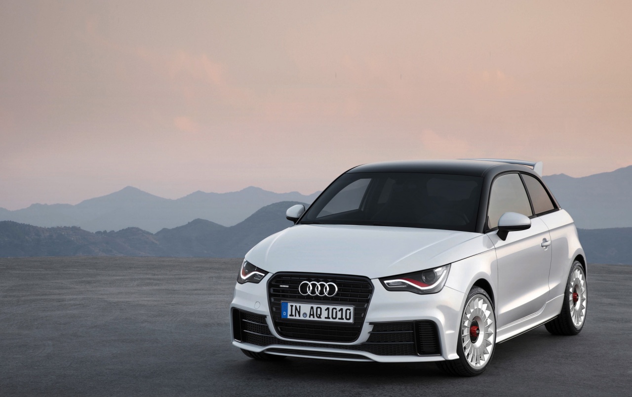 2012 Audi A1 Quattro Front Angle Wallpapers And Stock - Audi A1 Quattro , HD Wallpaper & Backgrounds