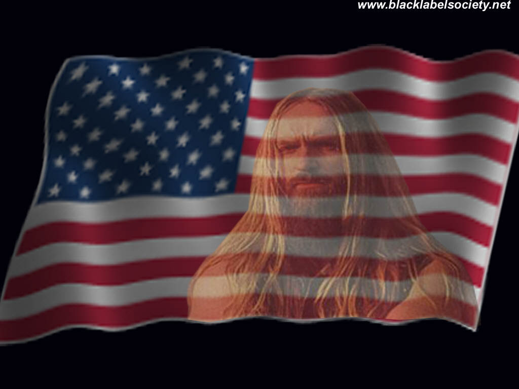 Black Label Society - Flag Of The United States , HD Wallpaper & Backgrounds