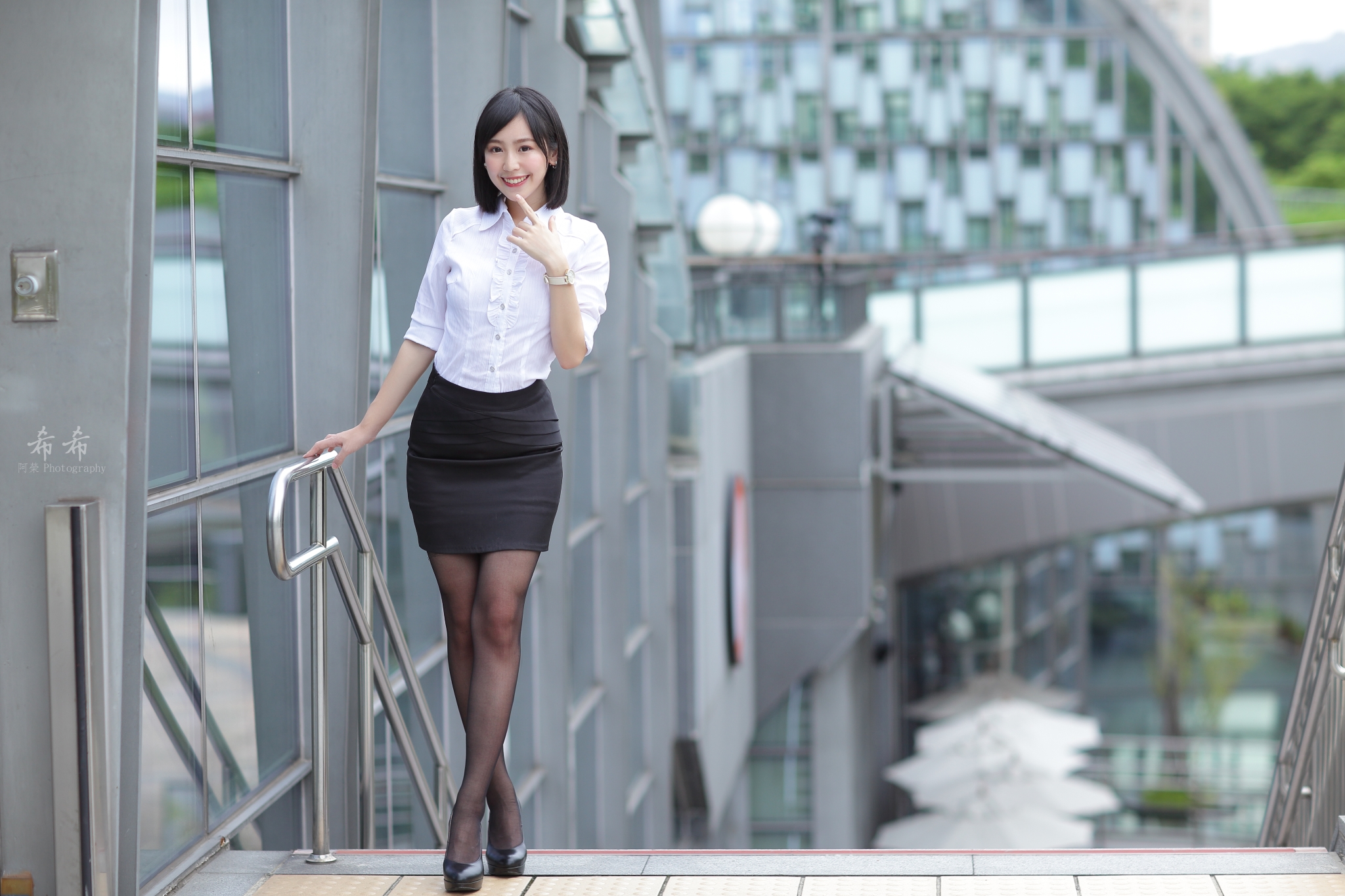 Model, Black Hair, Woman, Asian, Depth Of Field, Girl, - Mini Etek Ince Çorap , HD Wallpaper & Backgrounds