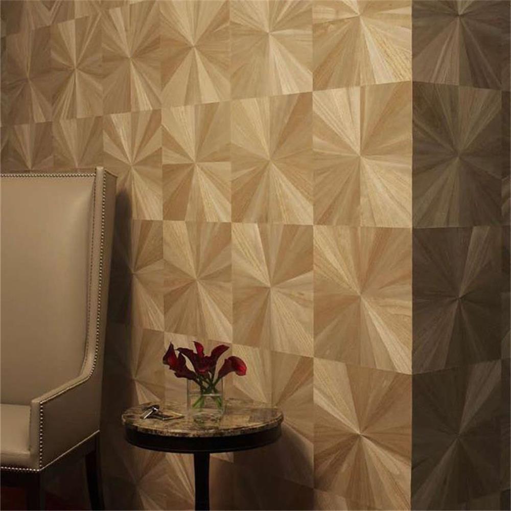2018 Luxury Brown Sun Flower Natural Wood Veneer Wallpaper - Wood Veneer Design , HD Wallpaper & Backgrounds