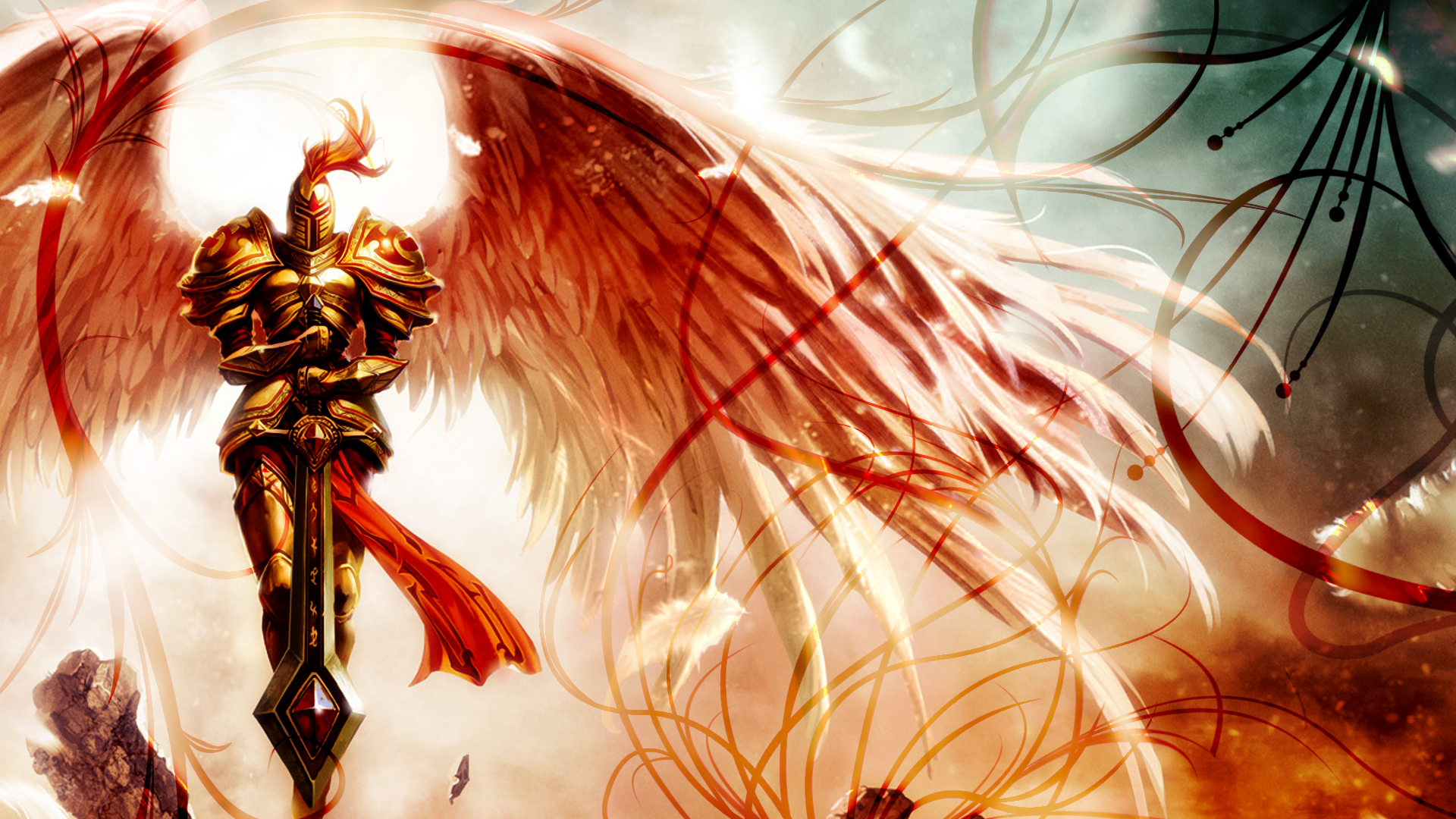 Kayle Wallpaper - Kayle Lol , HD Wallpaper & Backgrounds