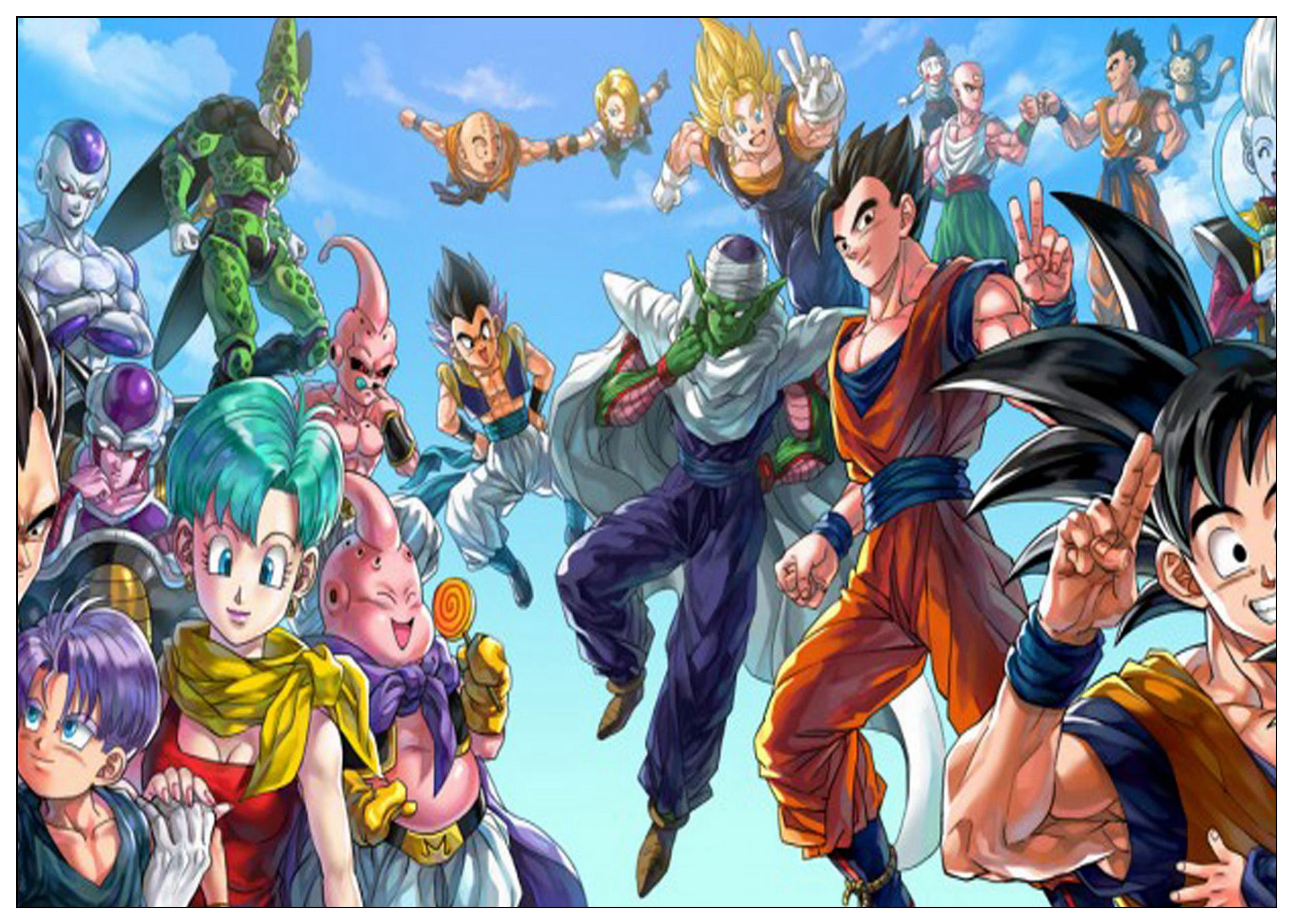 Japanese Animation Dragon Ball Posters Monkey King - Dragon Ball Z Adidas , HD Wallpaper & Backgrounds