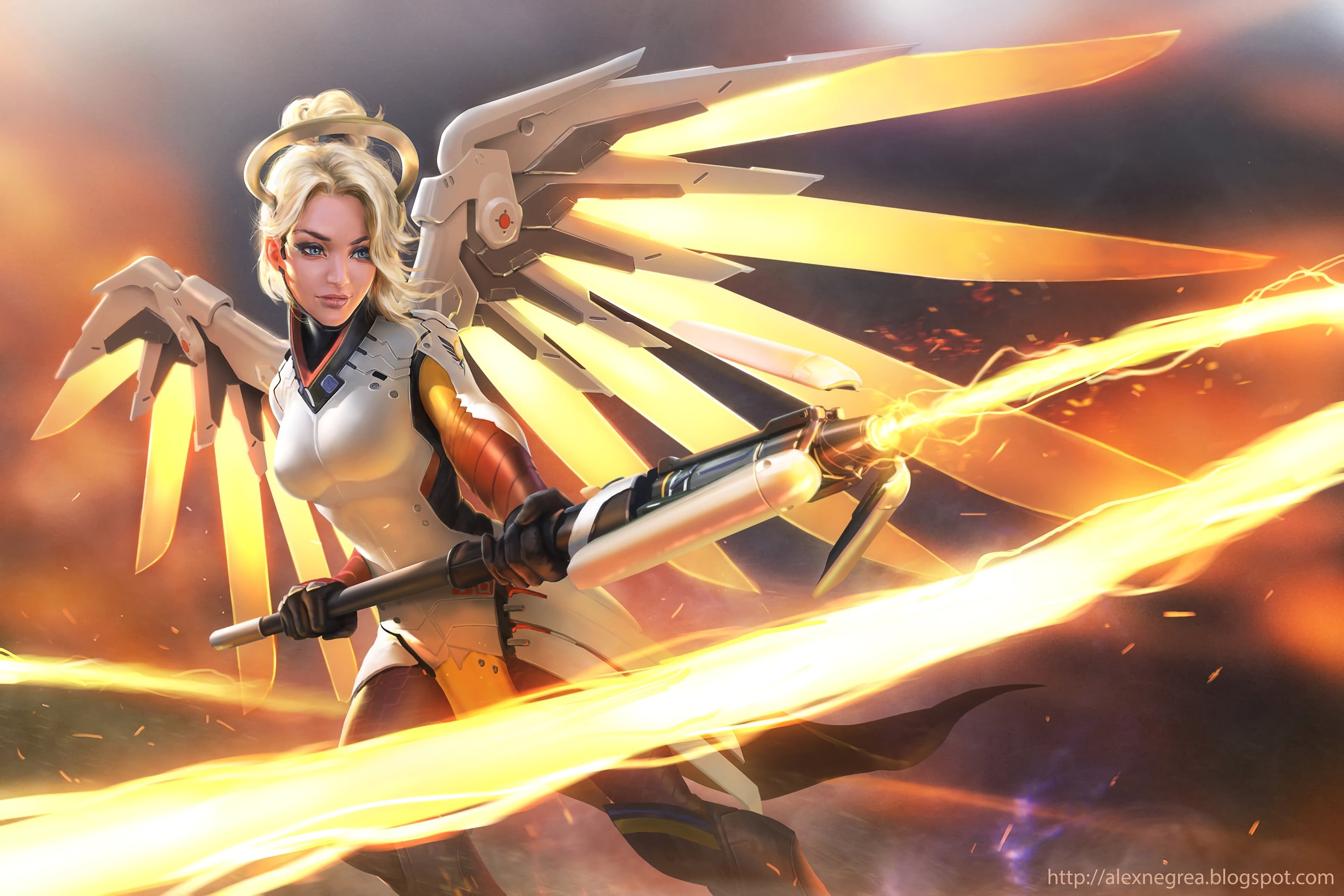 Mercy Overwatch , HD Wallpaper & Backgrounds