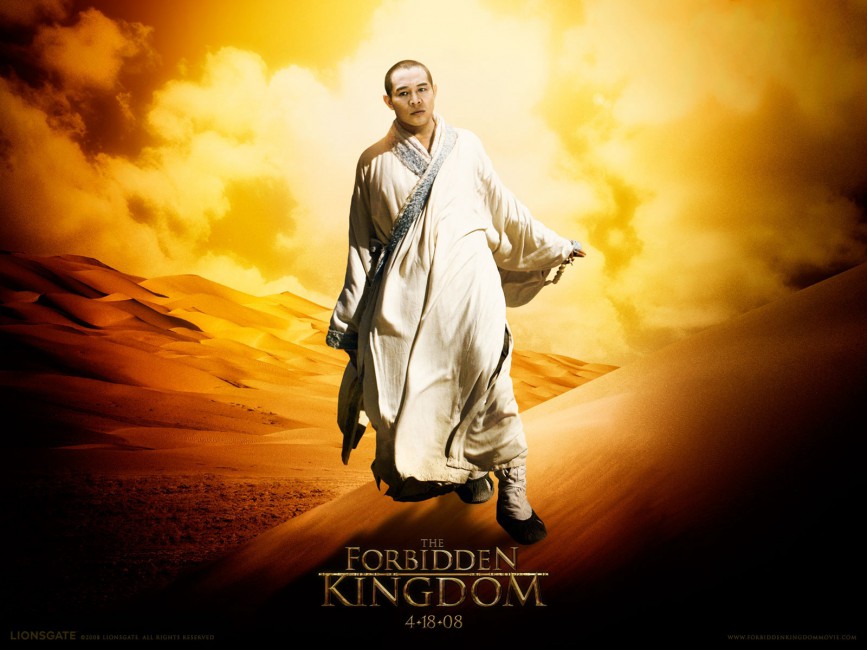 Forbidden Kingdom Jet Li Monk Monkey King Silent Monk - Forbidden Kingdom Film , HD Wallpaper & Backgrounds