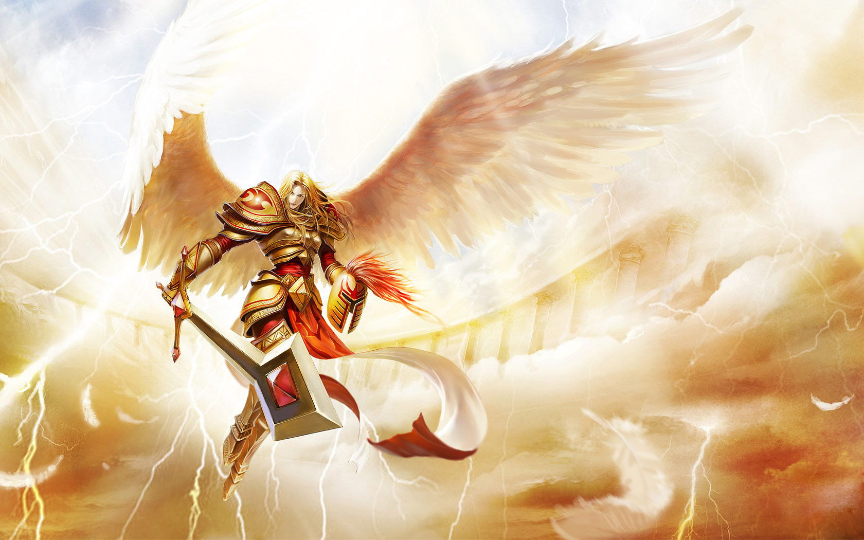 Free Kayle High Quality Wallpaper Id - League Of Legends Kayle , HD Wallpaper & Backgrounds