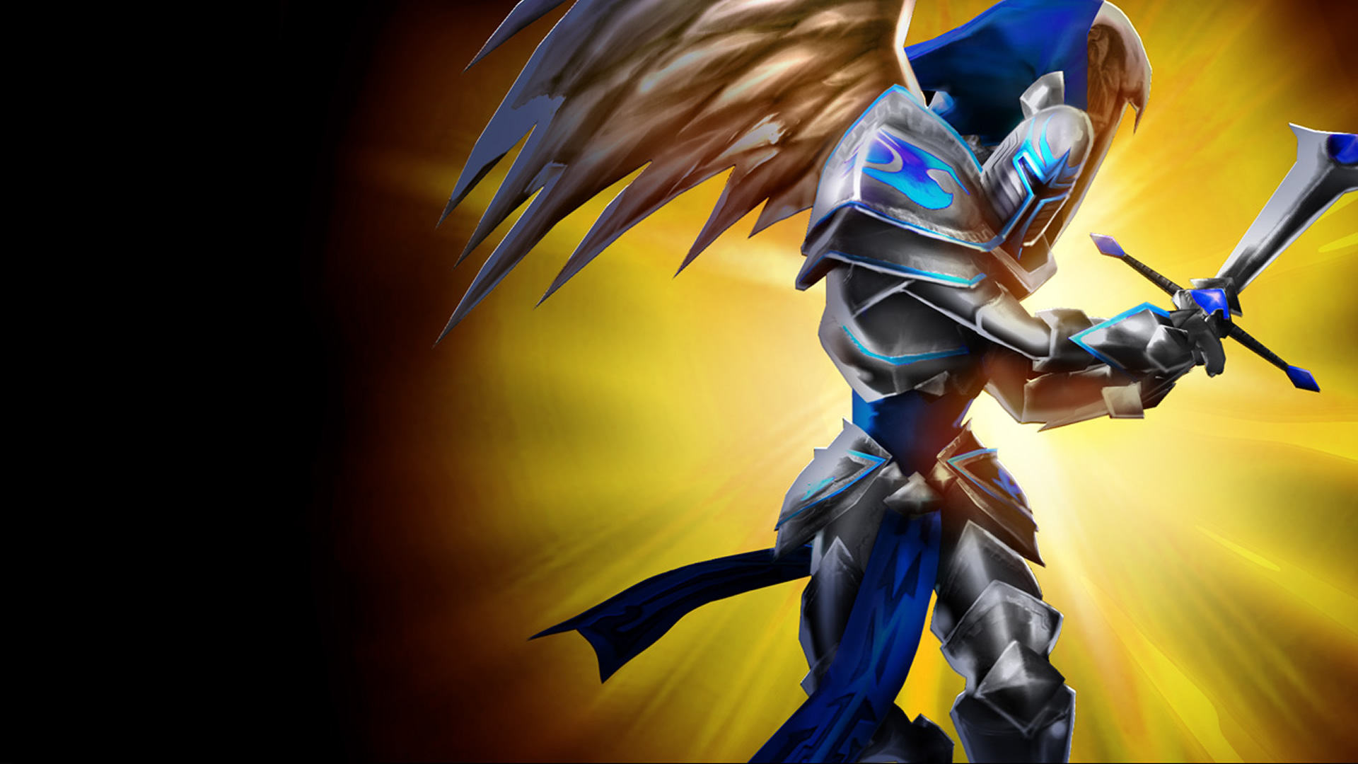 Silver Kayle Original - League Of Legends Kayle , HD Wallpaper & Backgrounds