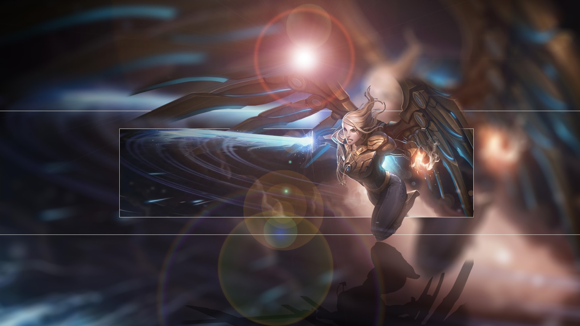 Aether Wing Kayle By Icehans Hd Wallpaper Fan Art Artwork - Aether Wing Kayle Splash Art , HD Wallpaper & Backgrounds