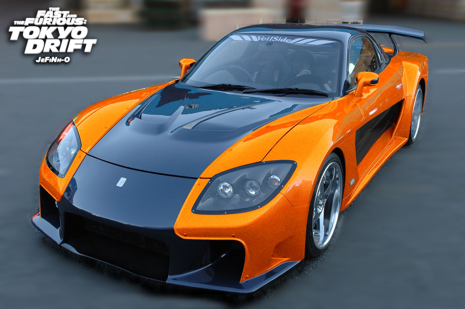 Mazda Rx7 Veilside Tokyo Drift Car Wallpaper - Mazda Rx7 Fast And Furious 3 , HD Wallpaper & Backgrounds