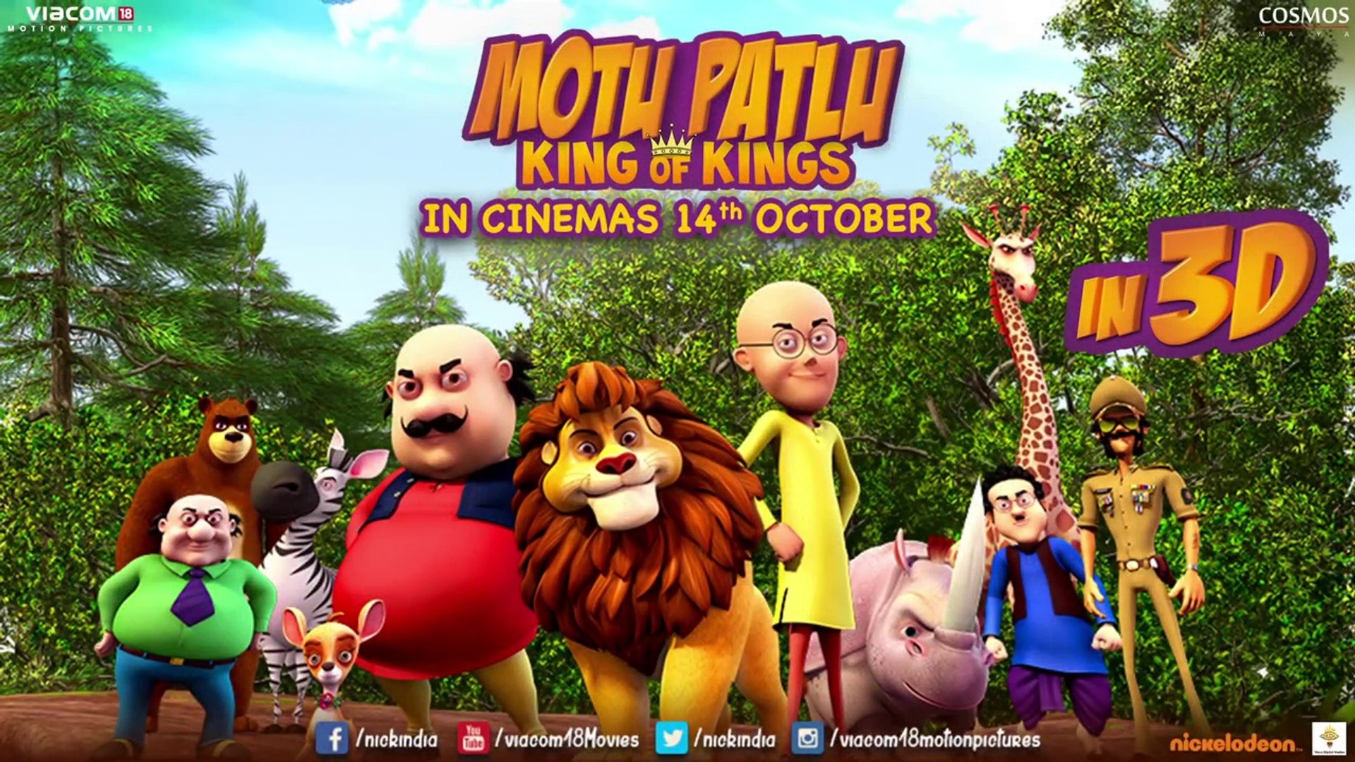 Motu Pa Indias Viacom18 - Motu Patlu King Of Kings , HD Wallpaper & Backgrounds