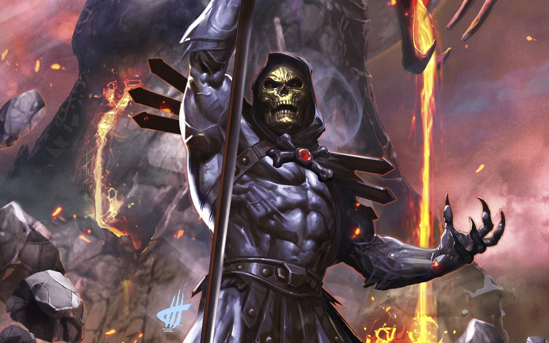Skeletor, He Man, Fantasy Art Wallpapers Hd / Desktop - Skeletor Art , HD Wallpaper & Backgrounds