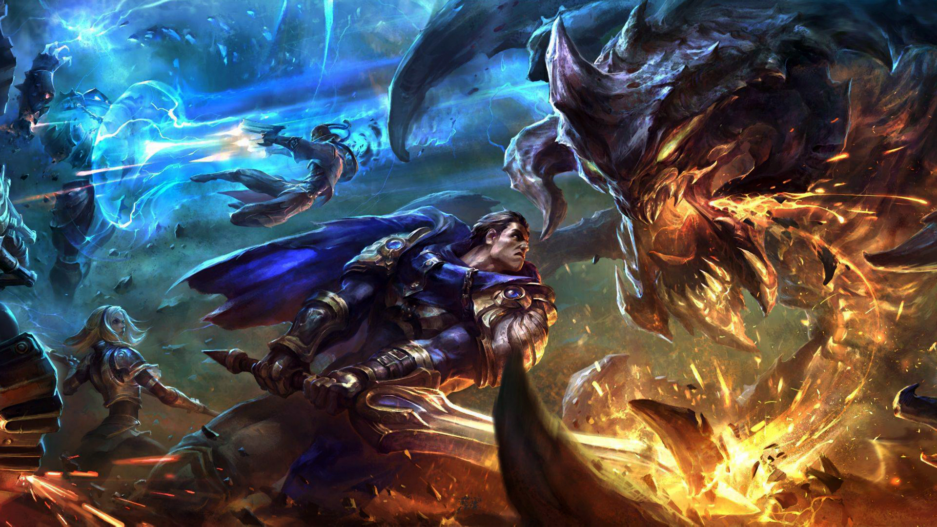 Baron Fight League Of Legends Hd Wallpaper League Of Legends