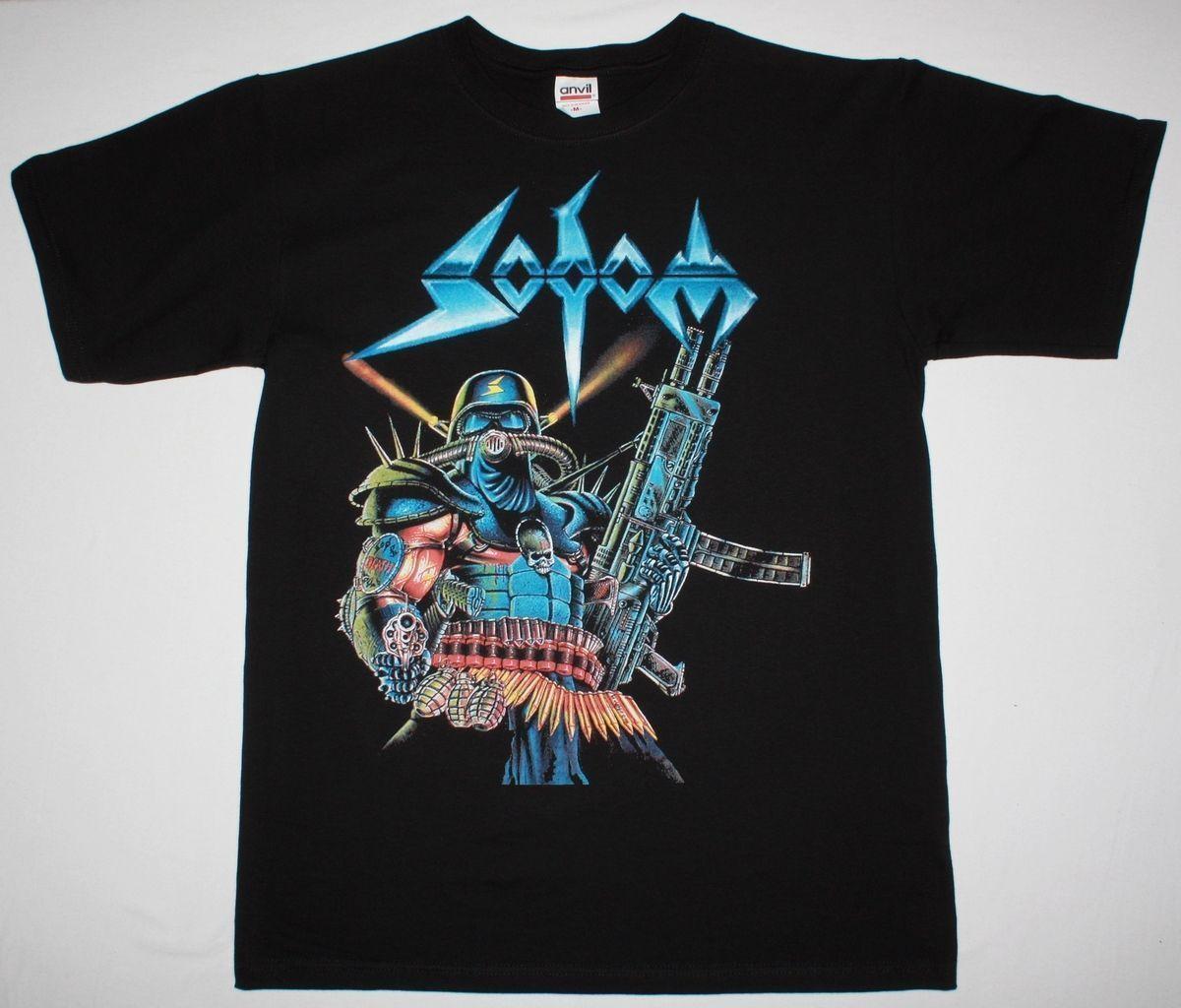 Sodom Ten Black Years Black T Shirt Thrash Metal Kreator - Sodom Ten Black Years , HD Wallpaper & Backgrounds