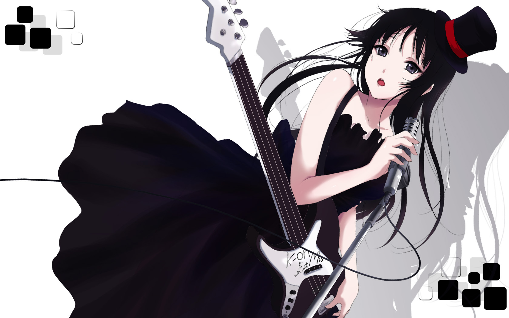 Wallpaper - Anime Rock Singer Girl , HD Wallpaper & Backgrounds