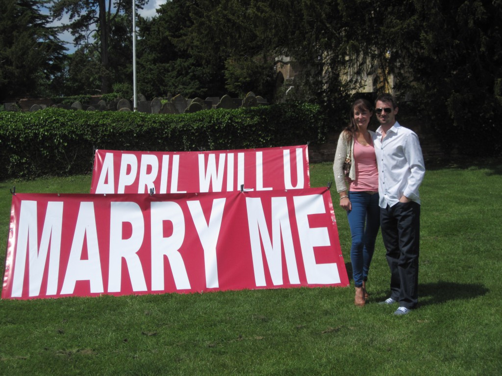 April Will You Marry Me - Banner , HD Wallpaper & Backgrounds