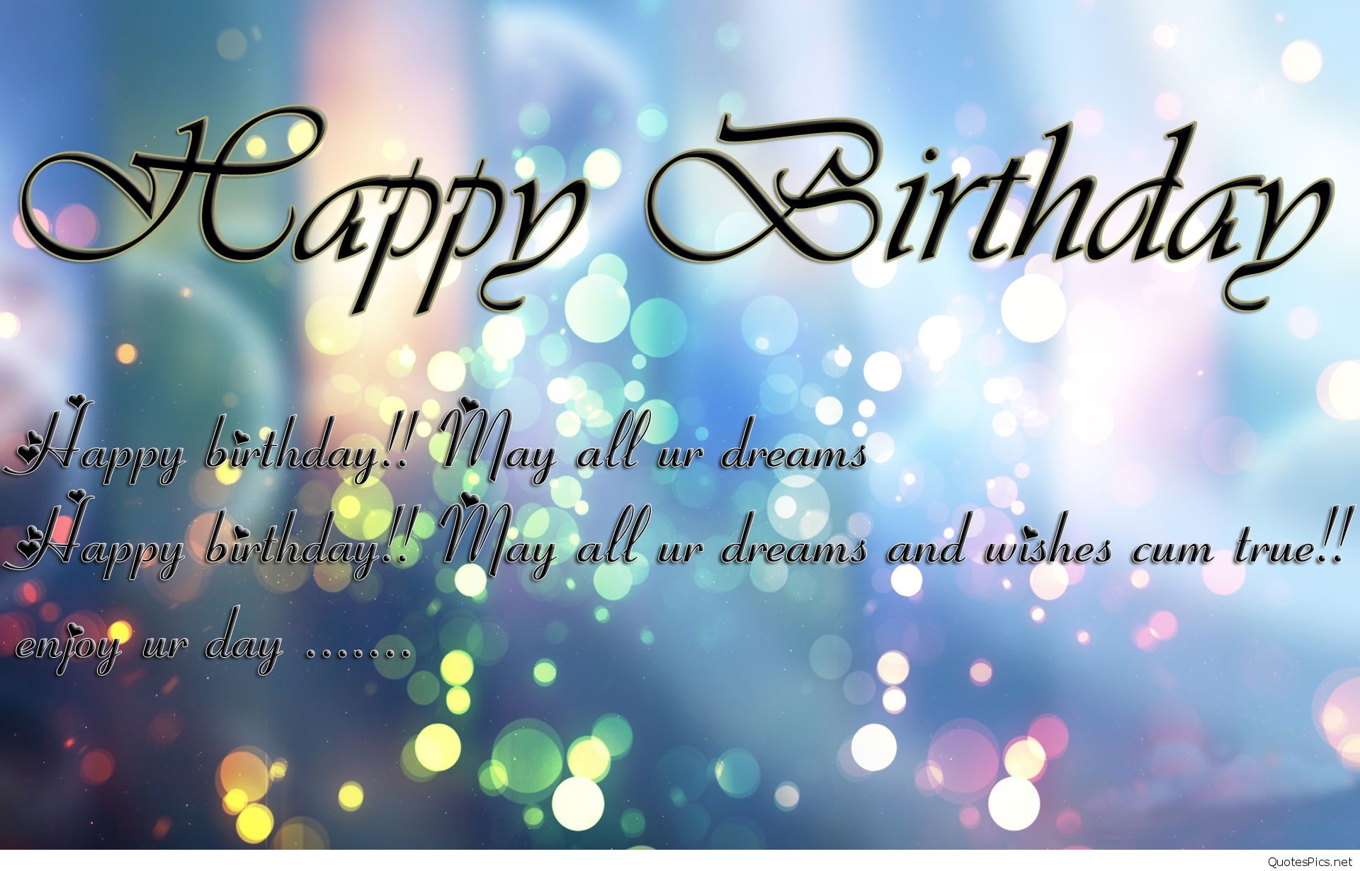 Happy Birthday Png Image - Birthday Wishes Images Hd , HD Wallpaper & Backgrounds