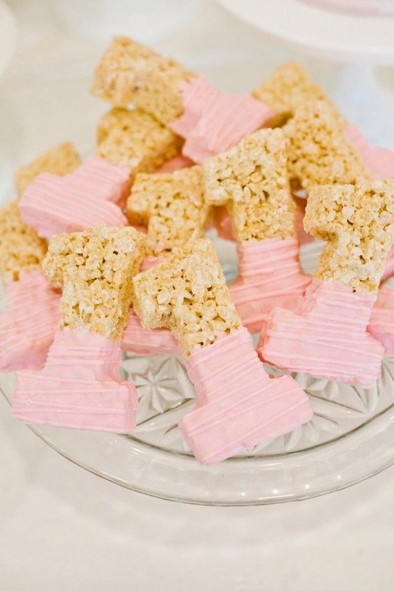 A Pink And Gold Birthday Party Is Perfect For Any Girl - Number 1 Rice Krispie Treats , HD Wallpaper & Backgrounds