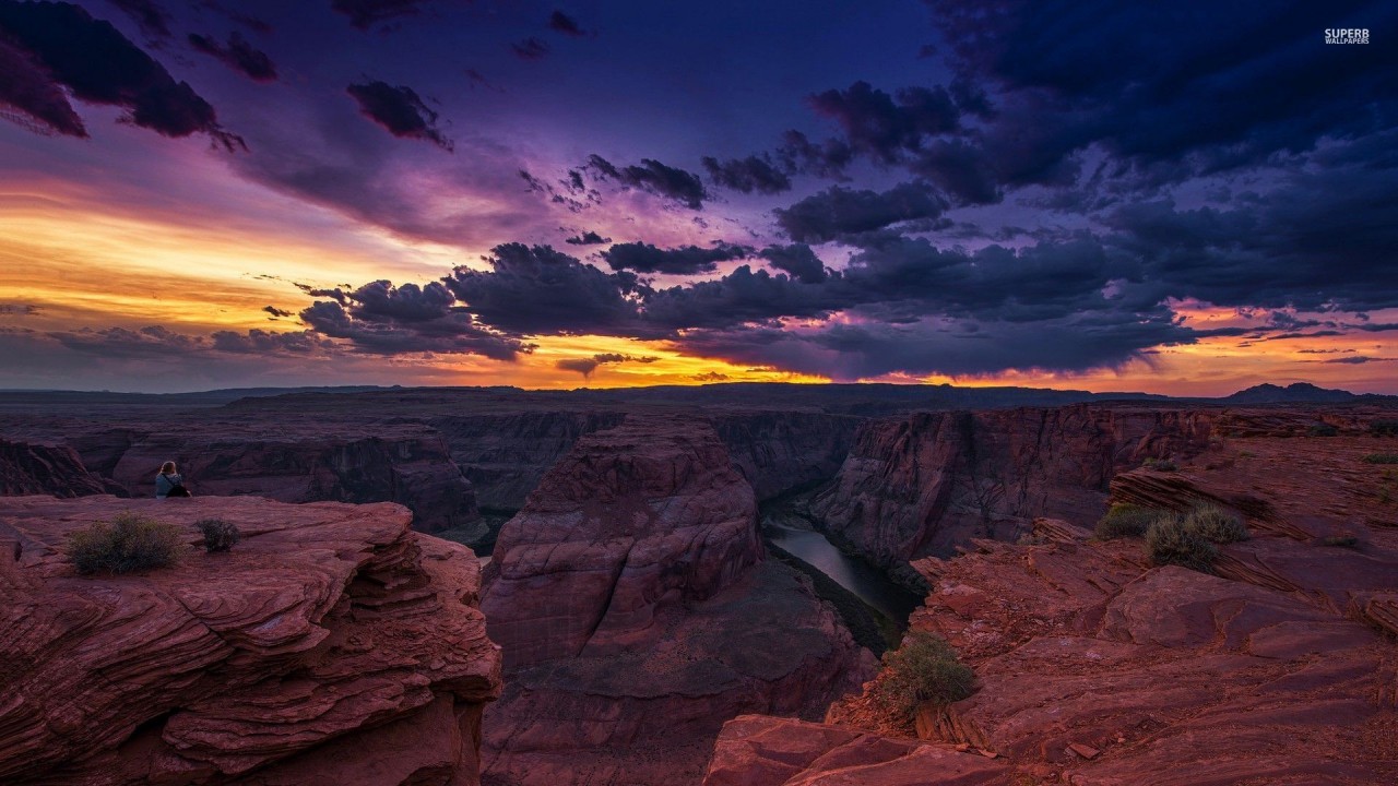 Grand Canyon Wallpaper - Grand Canyon Night Background , HD Wallpaper & Backgrounds