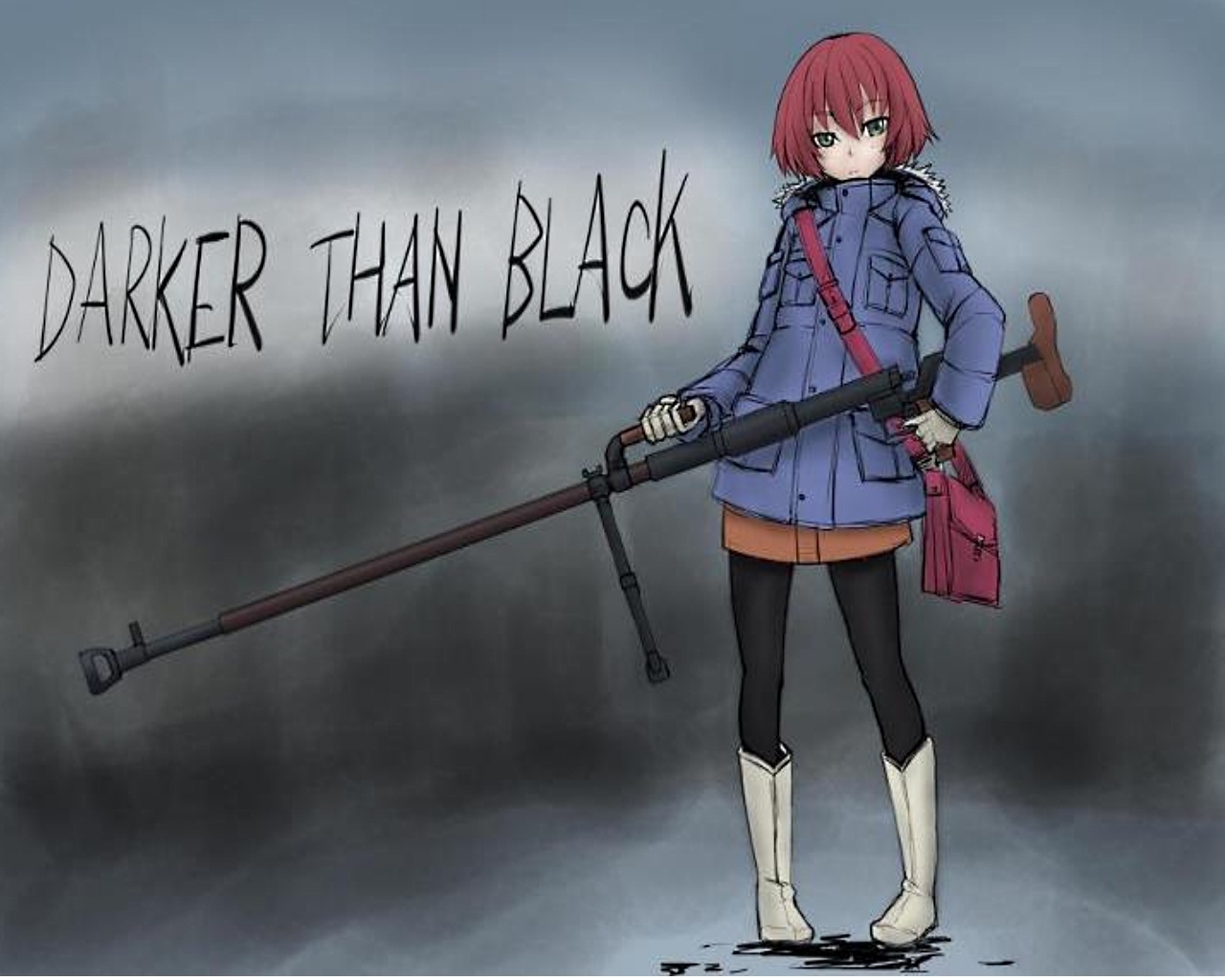 Darker Than Black Suou, - Darker Than Black Rifle , HD Wallpaper & Backgrounds