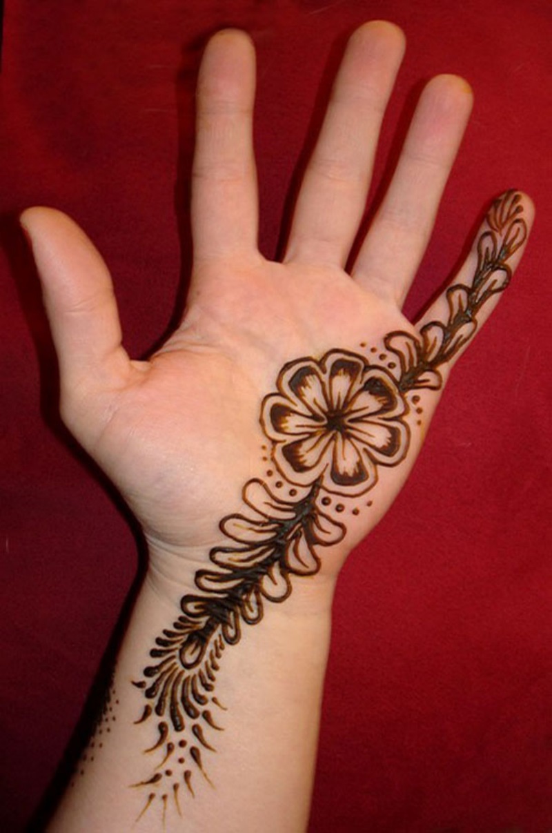 Simple Mehndi Designs Photos Picture Hd Wallpapers - Easy Simple Mehndi Design Book , HD Wallpaper & Backgrounds