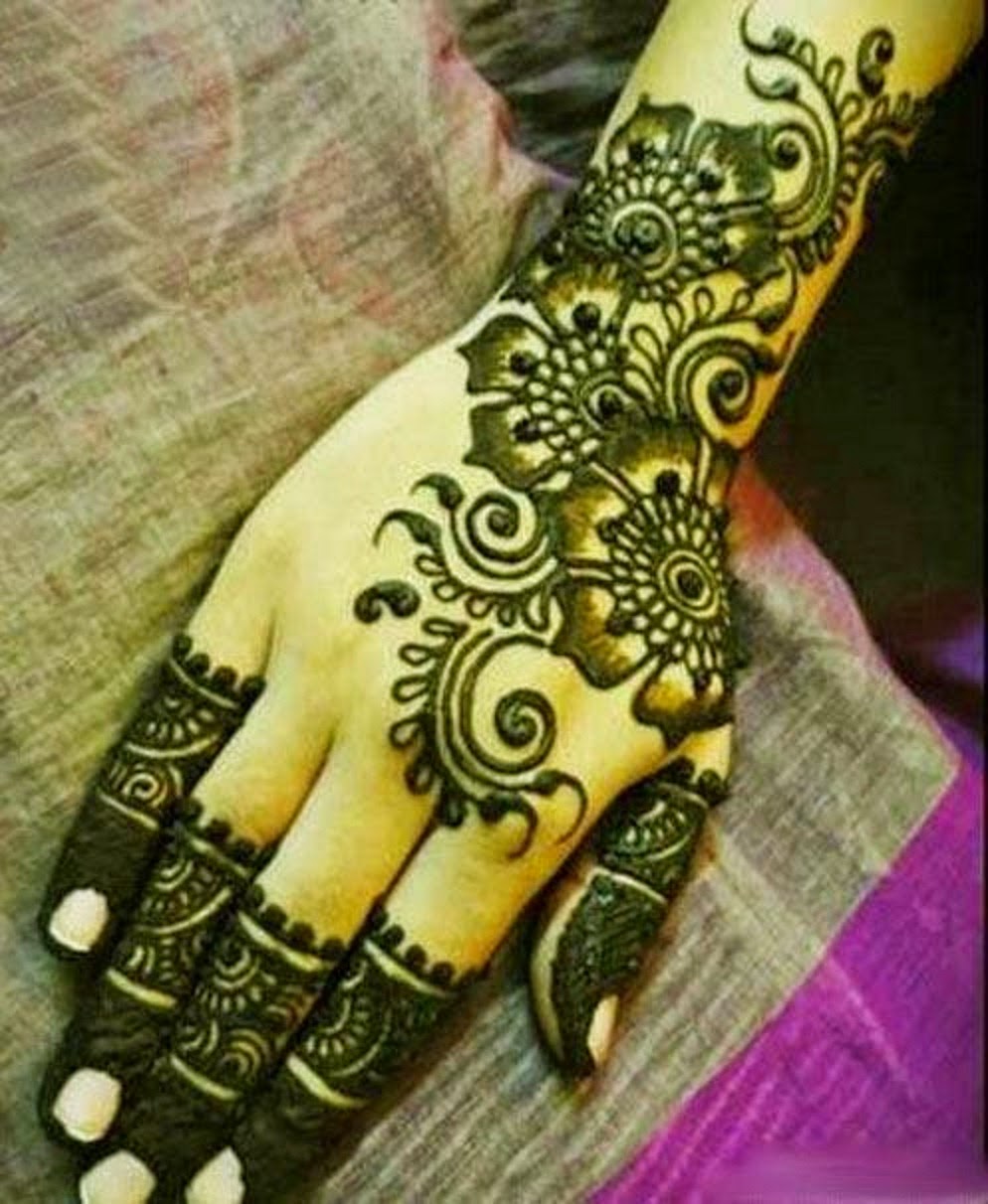 Wallpaper Arabic Design - Latest Mehandi Designs Download , HD Wallpaper & Backgrounds