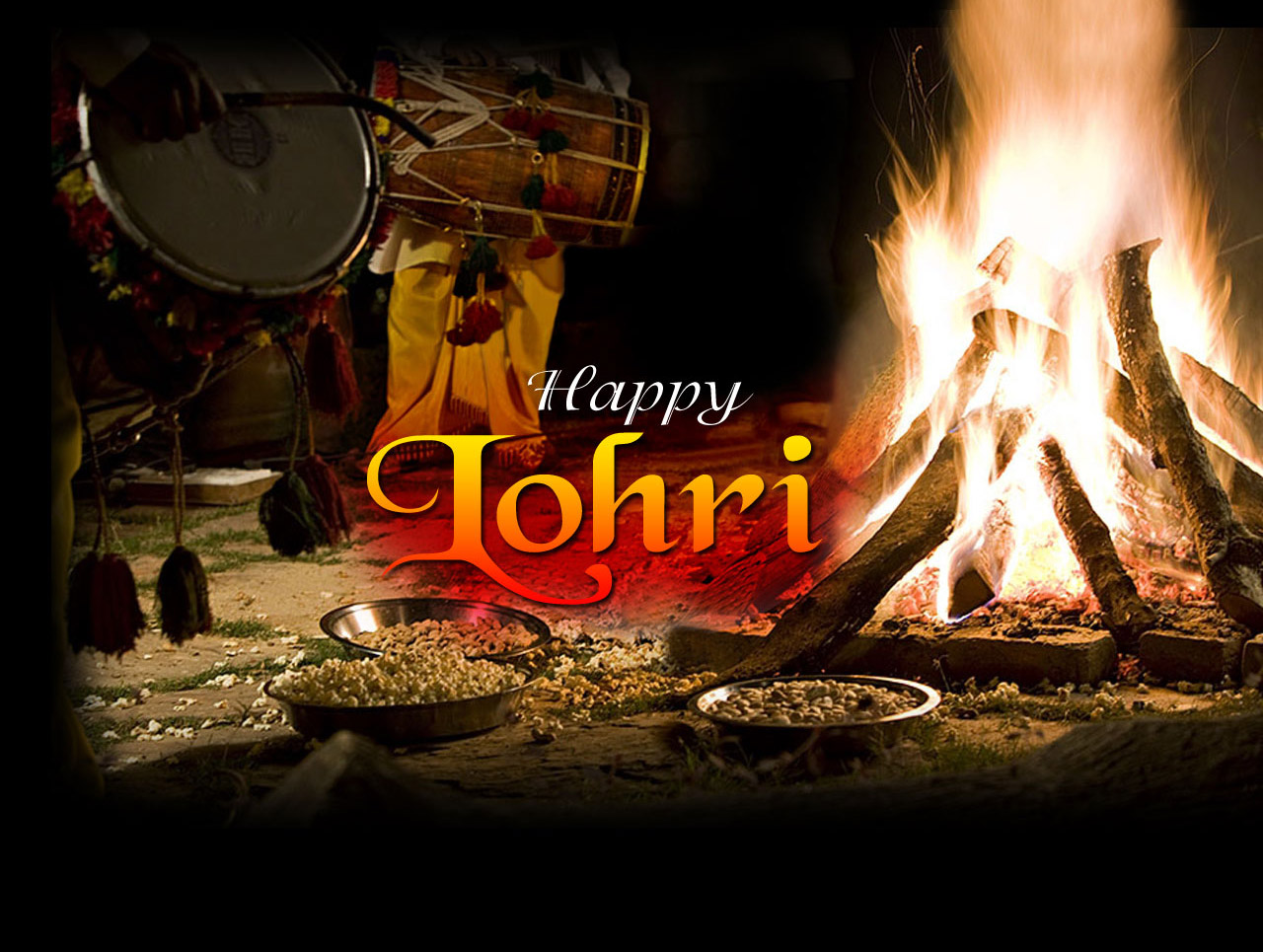 Happy Lohri Wallpapers, Photos & Images Free Download - Happy Lohri Pic Download , HD Wallpaper & Backgrounds