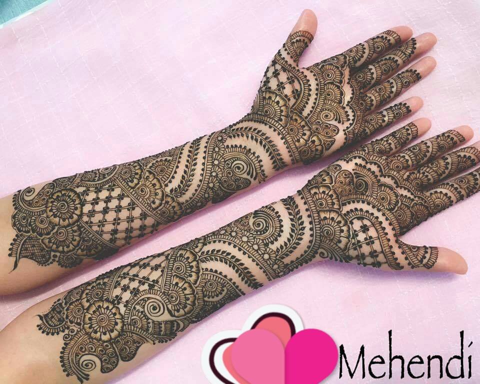 Arabic Mehendi Desgn For Bridal Full Hands Images - Arabic Dulhan Mehndi Design , HD Wallpaper & Backgrounds