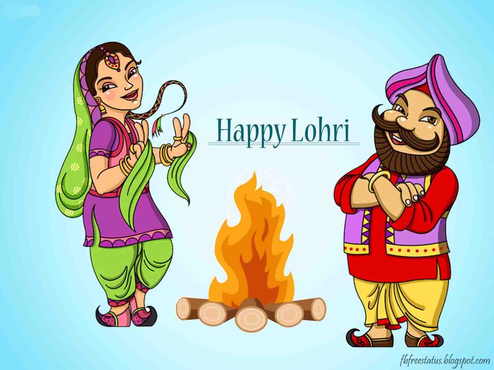 Happy Lohri 2018 Sms Messages Happy Lohri 2018 Wishes - Happy Lohri , HD Wallpaper & Backgrounds