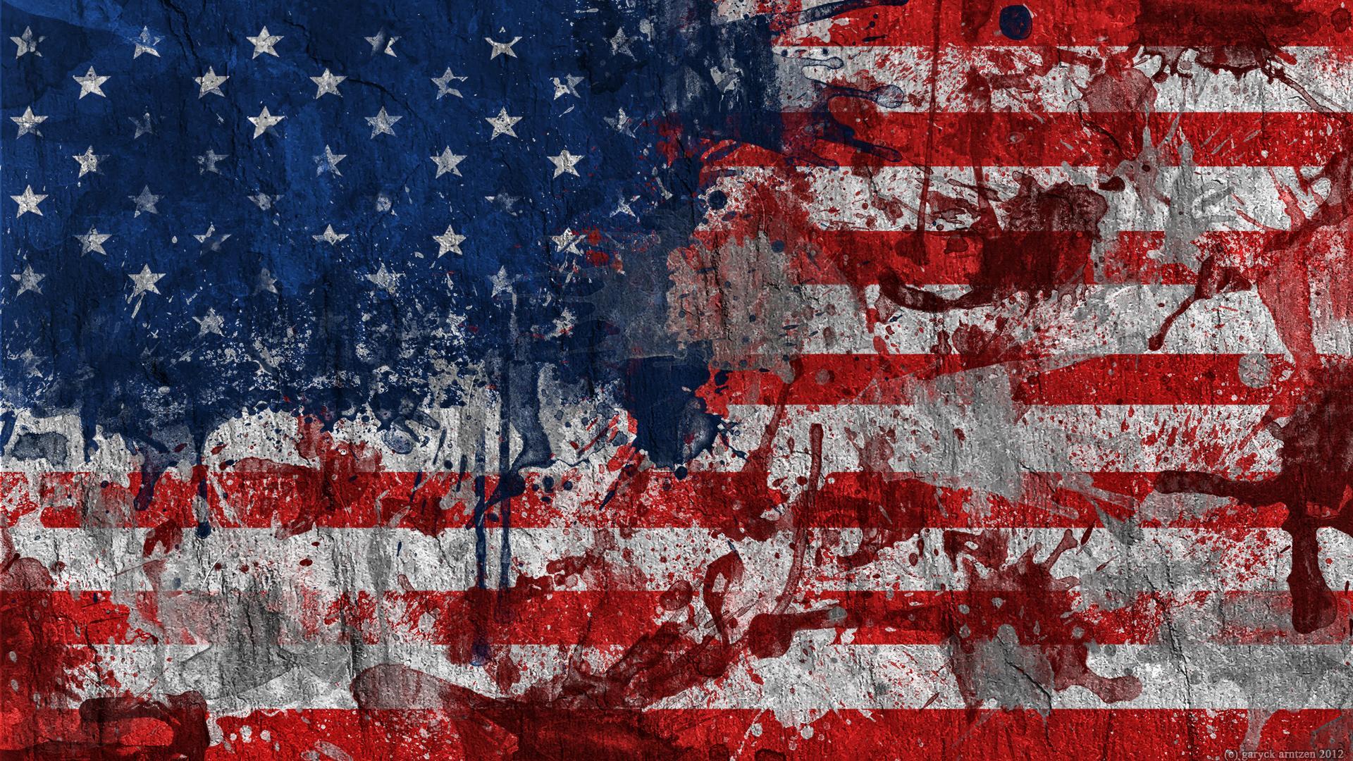 Piala Dunia Amerika Bendera - Torn American Flag Background , HD Wallpaper & Backgrounds