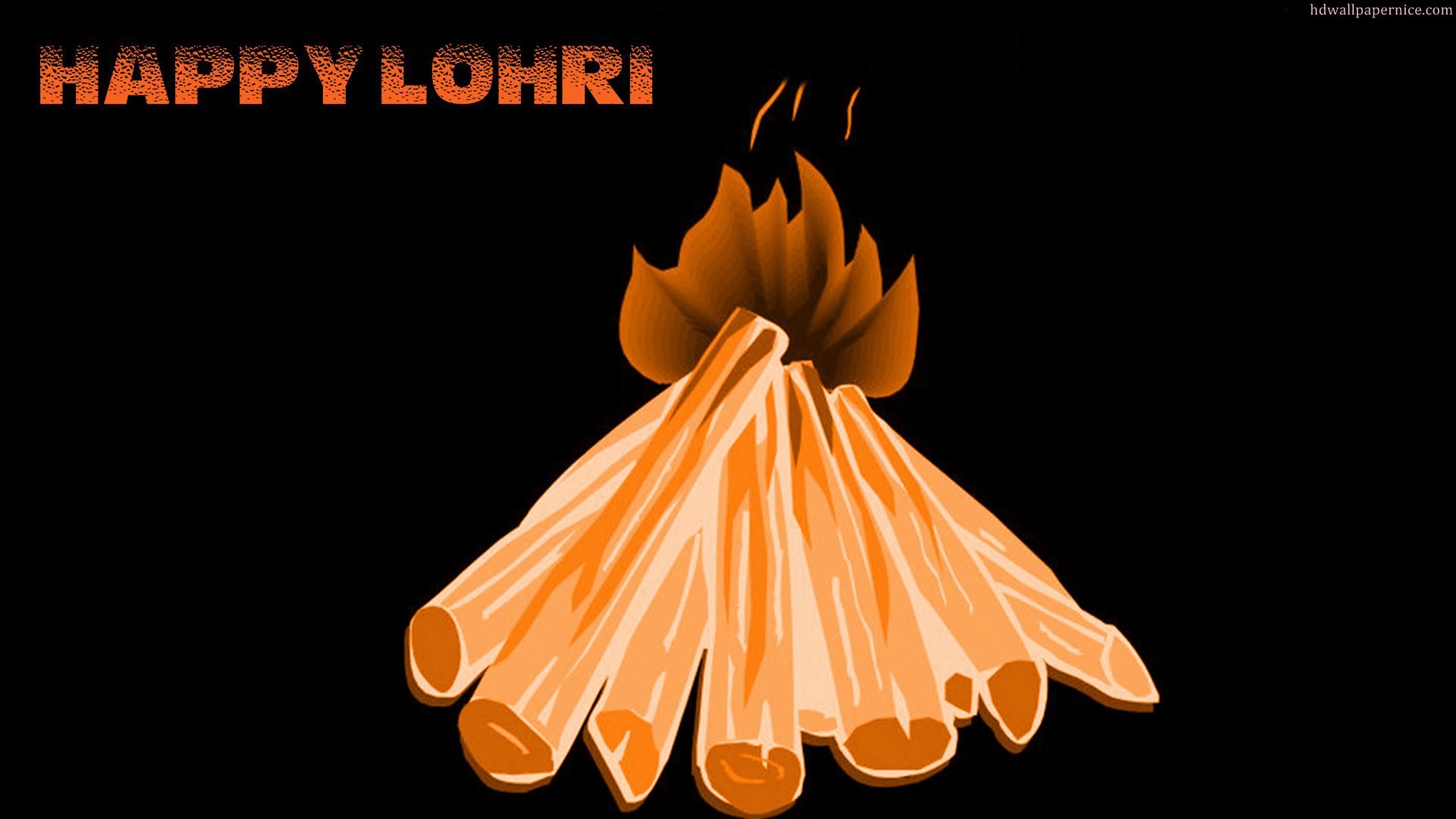 Happy Lohri Festival Wallpaper - Illustration , HD Wallpaper & Backgrounds