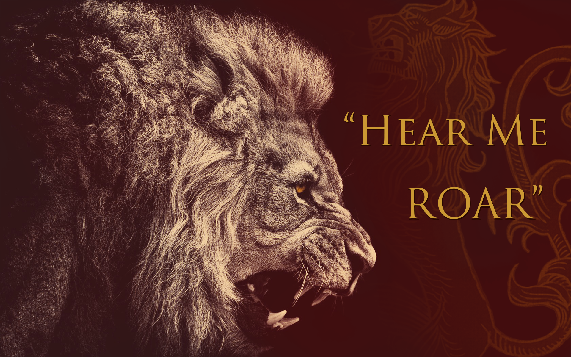Lannisters Hear Me Roar , HD Wallpaper & Backgrounds