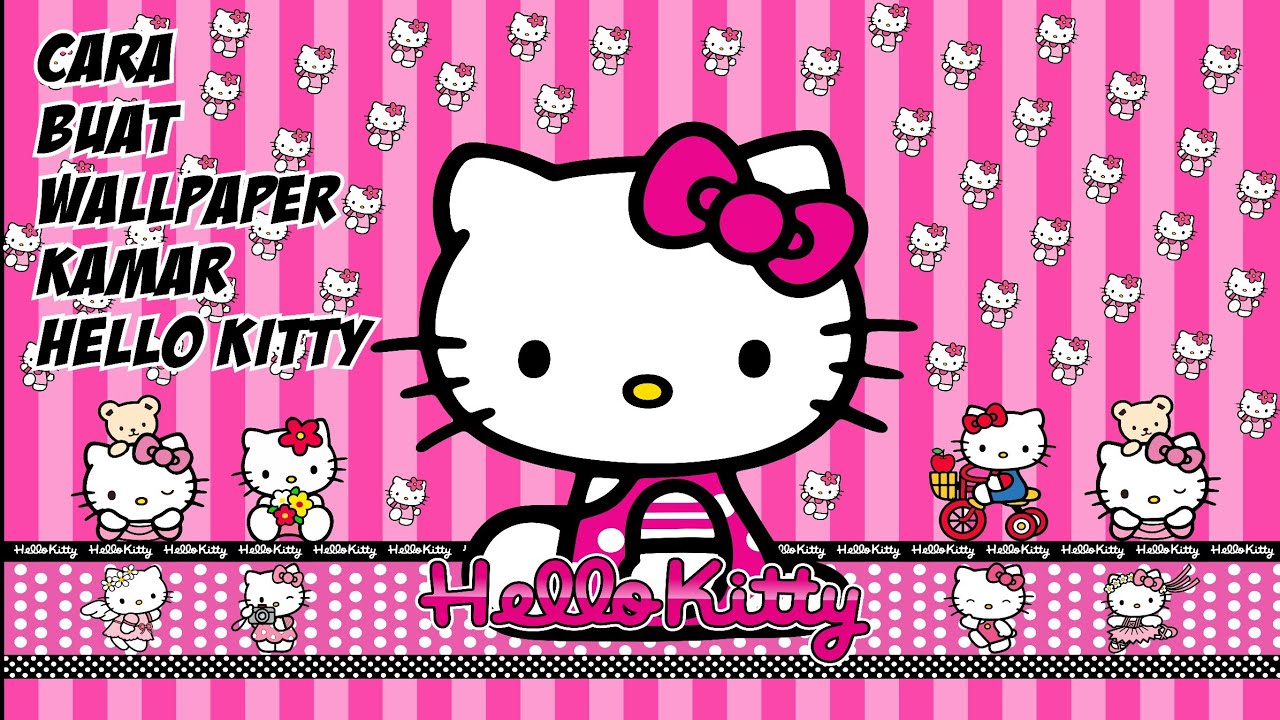 Cara Buat Wallpaper Kamar Hello Kitty - Hello Kitty Birthday 2 , HD Wallpaper & Backgrounds