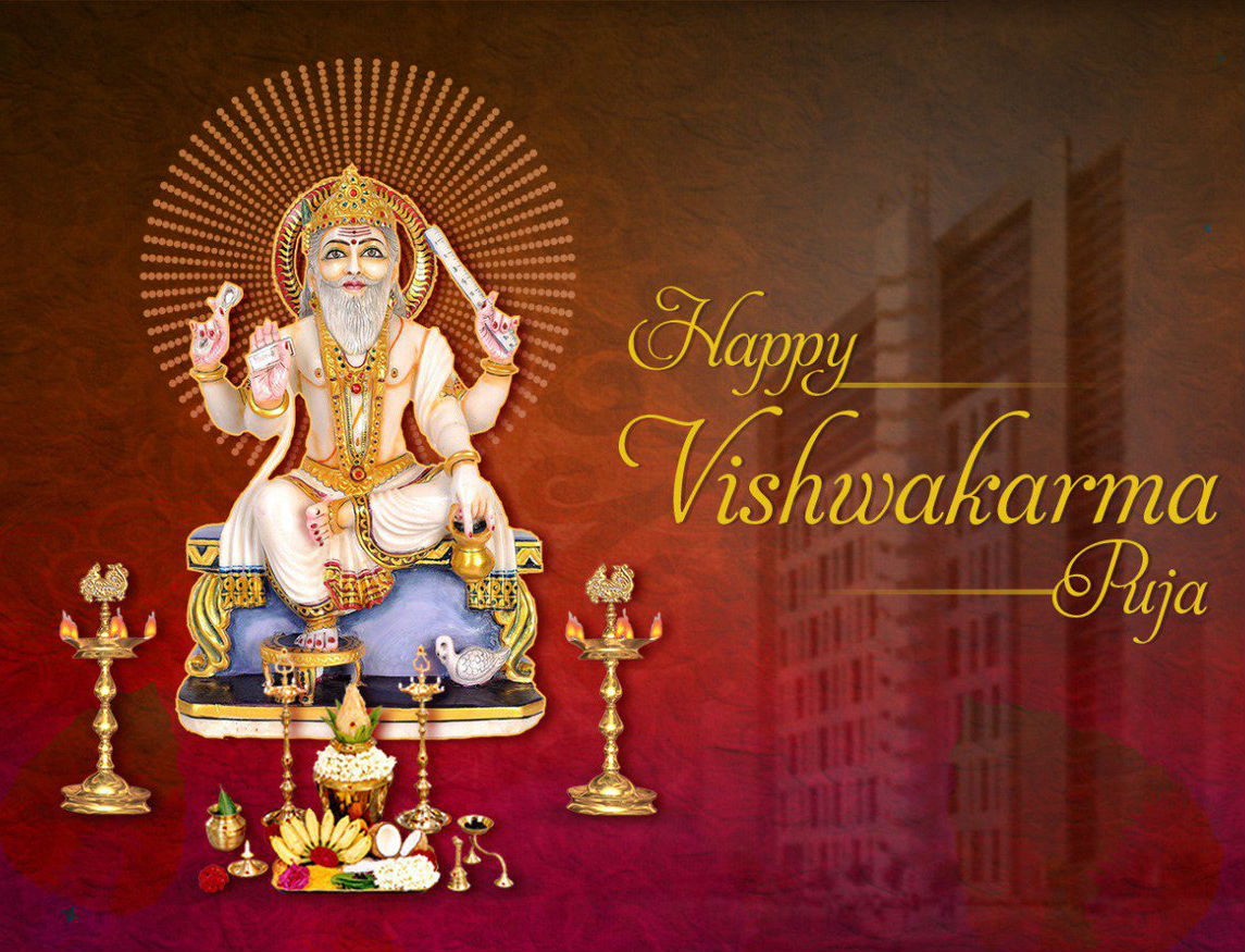 Happy Vishwakarma Puja - Happy Vishwakarma Puja 2018 , HD Wallpaper & Backgrounds