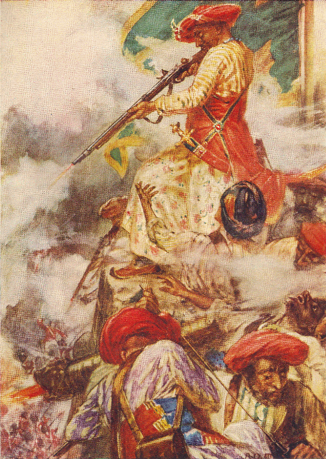 Tipu Sultan Fateh Ali Khan Nasib Ud Dawlah - Paintings Of Tipu Sultan , HD Wallpaper & Backgrounds