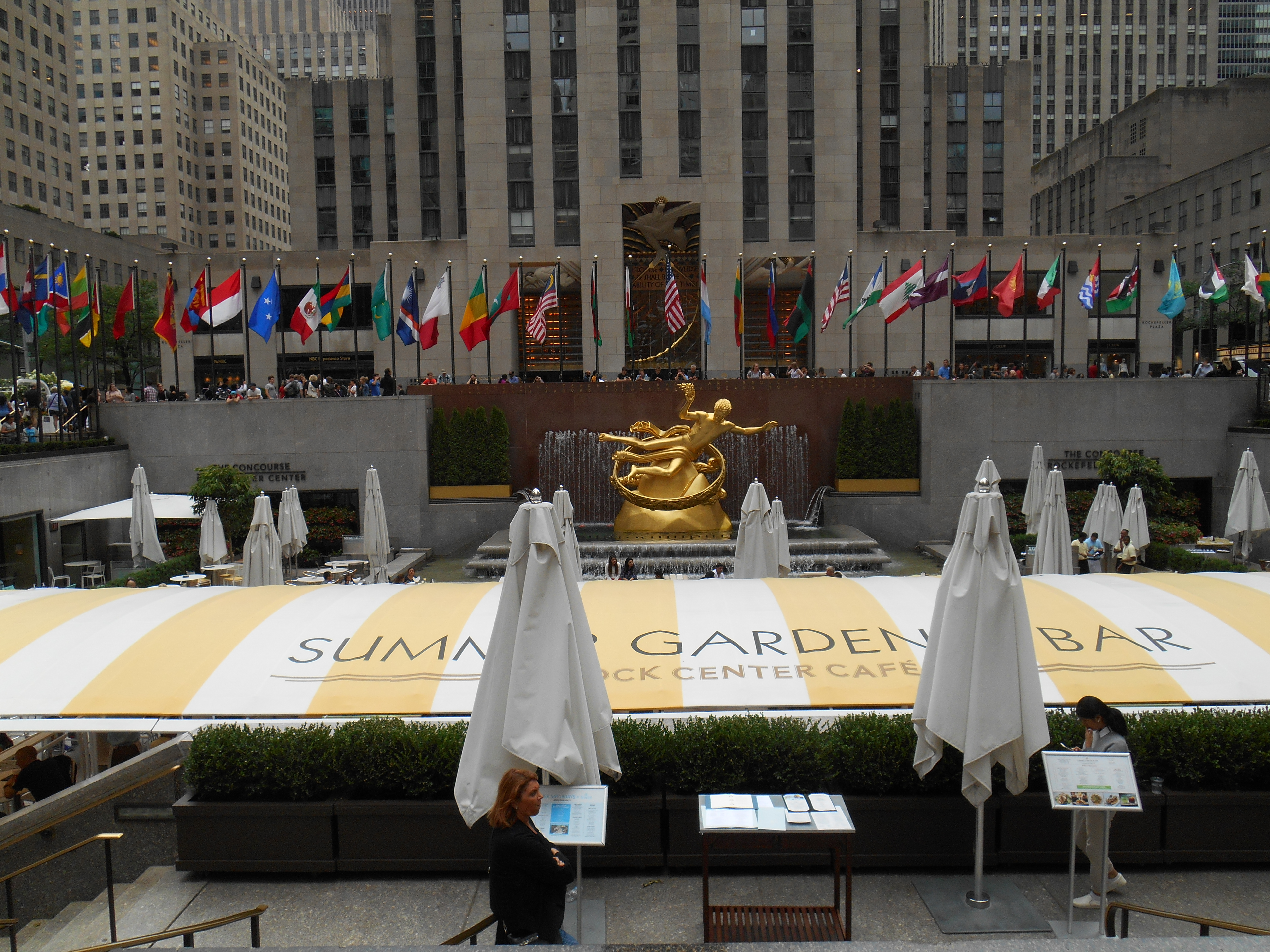 Bendera Amerika, Wallpaper Kota New York - Rockefeller Center , HD Wallpaper & Backgrounds