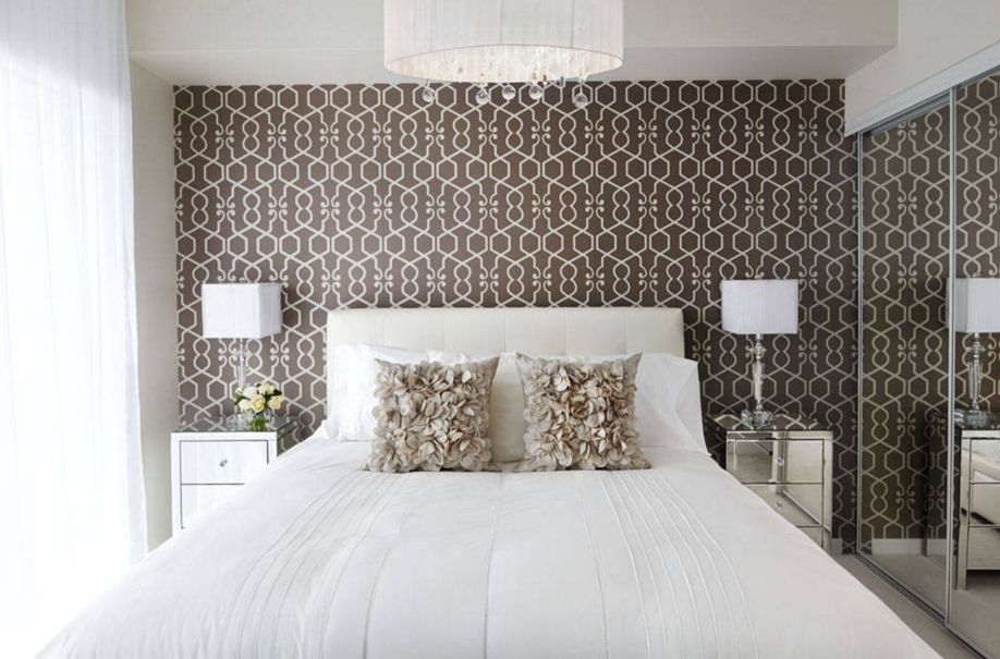 Cara Membuat Dari Kertas Kado Wallpaper Kamar Tidur - Modern Wallpaper In Bedroom , HD Wallpaper & Backgrounds