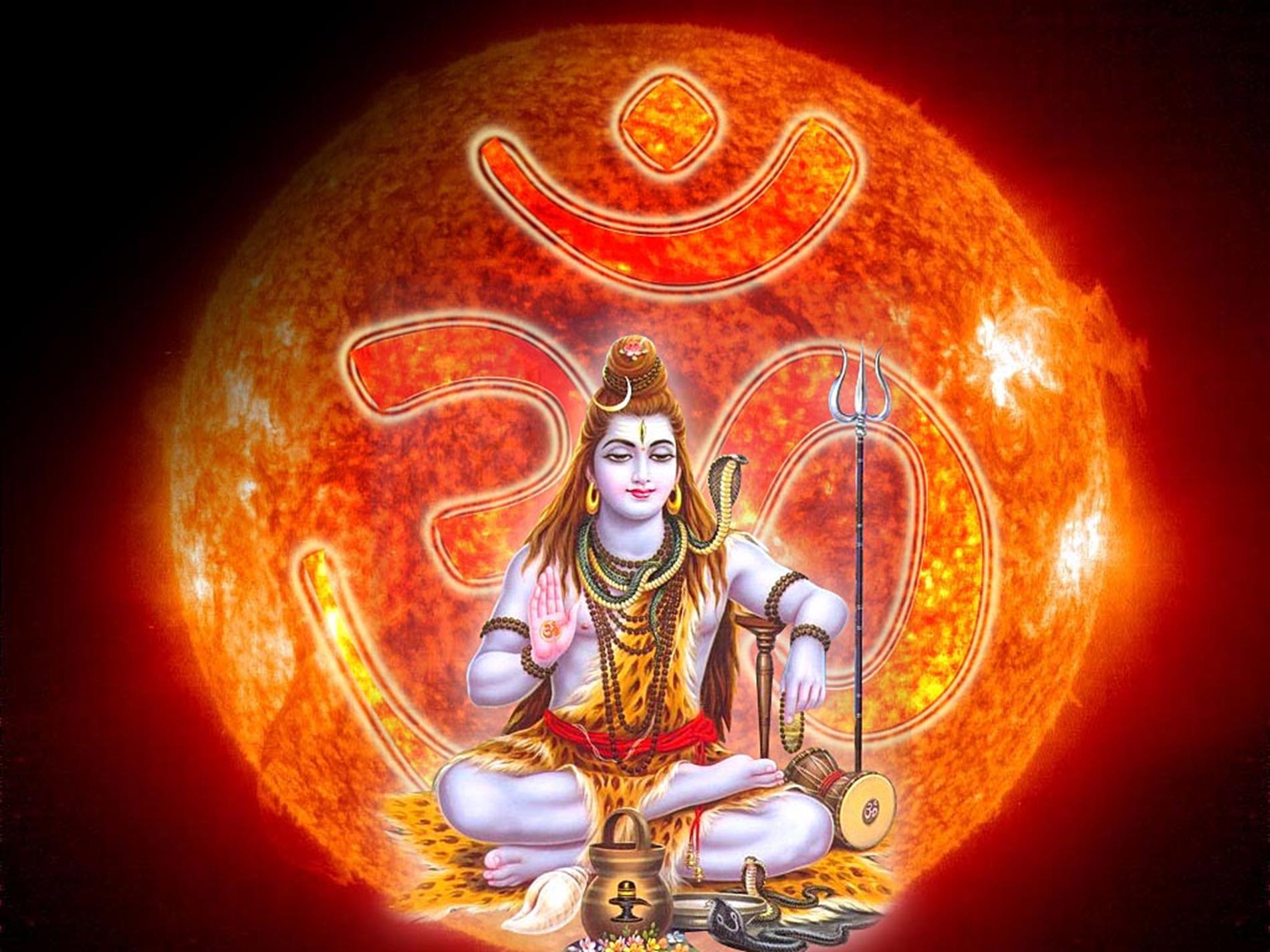 Hd Lord Shiva God Wallpaper - Om With Lord Shiva , HD Wallpaper & Backgrounds
