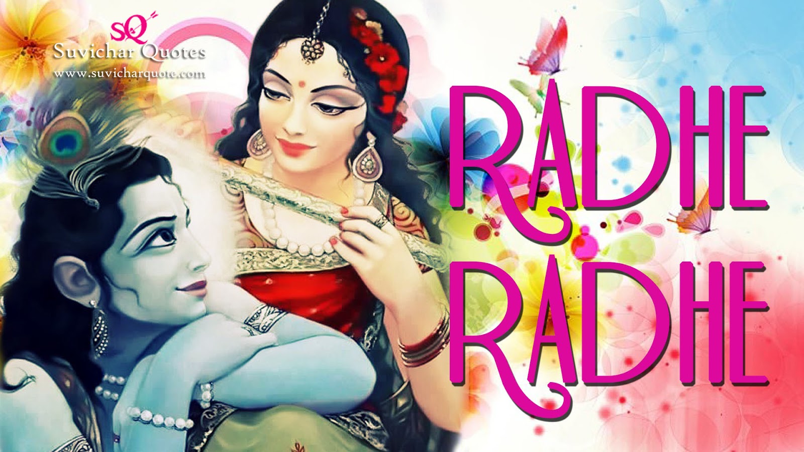 Aashima Arora Blogs Radhe Radhe Suprabhat Hindi Message, - Radhe Radhe Text , HD Wallpaper & Backgrounds