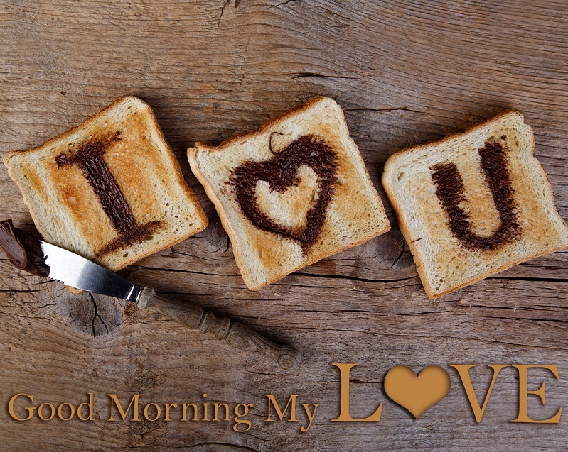 Romantic I Love You Good Morning Pic - Good Morning Breakfast For You , HD Wallpaper & Backgrounds