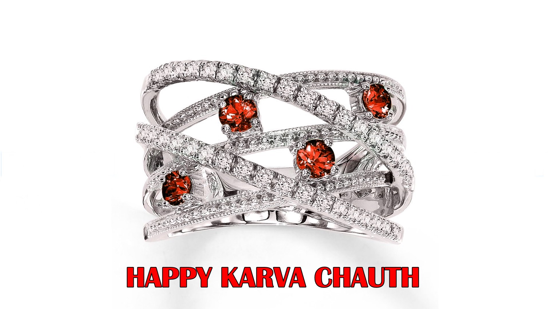Beautiful Gift For Wife On Karva Chauth Festival Hd - Unusual Diamond And Tanzanite Rings , HD Wallpaper & Backgrounds