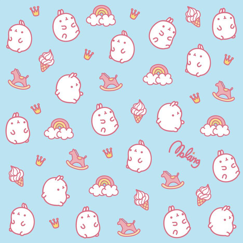 Molang Pattern , HD Wallpaper & Backgrounds