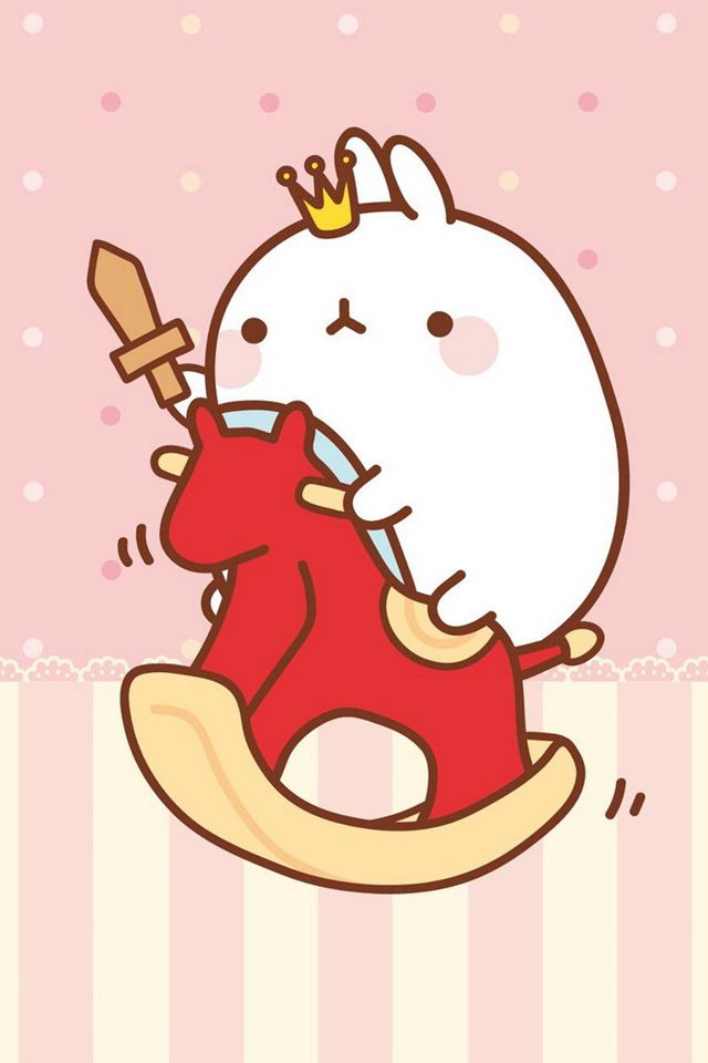 68 Images About ❣ Kawaii Molang ❣ On We Heart It - Iphone 4 Wallpaper Molang , HD Wallpaper & Backgrounds