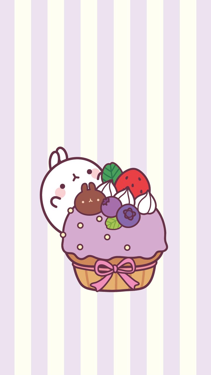 Kawaii Wallpaper Molang , HD Wallpaper & Backgrounds