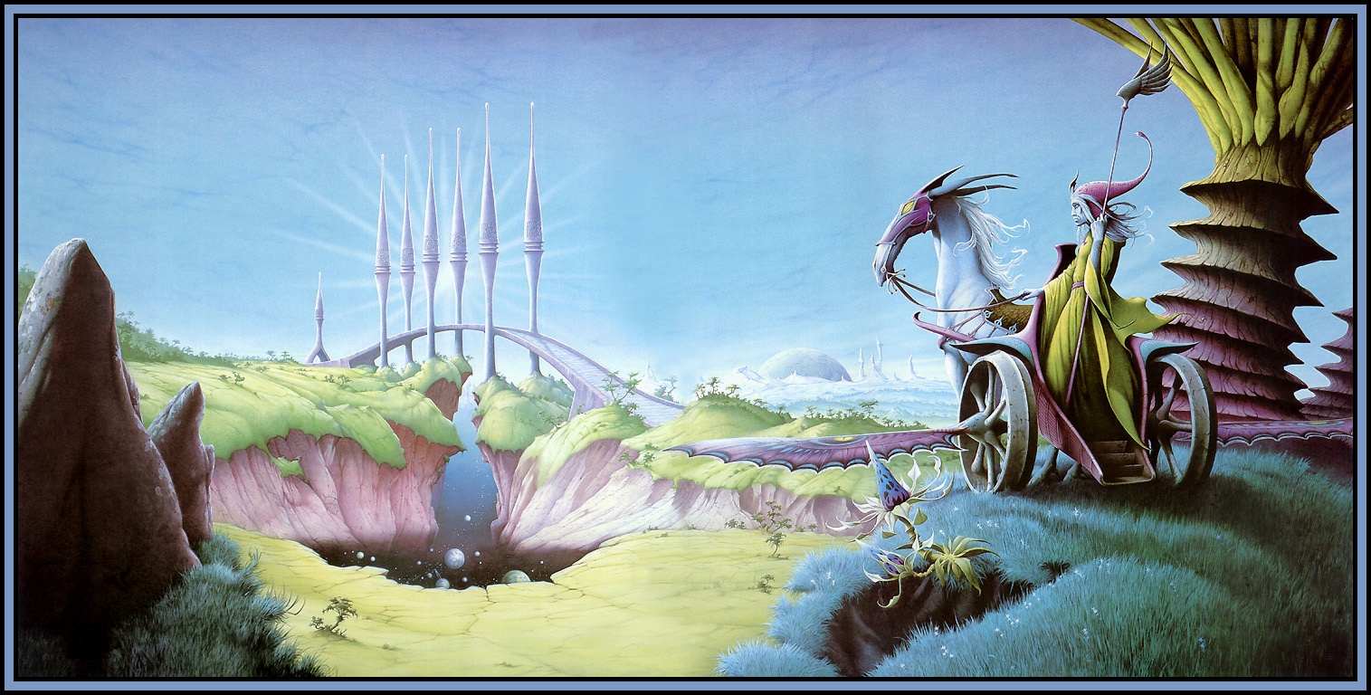 Roger Dean Wallpaper Roger Dean Wallpaper - Rodney Matthews Art , HD Wallpaper & Backgrounds