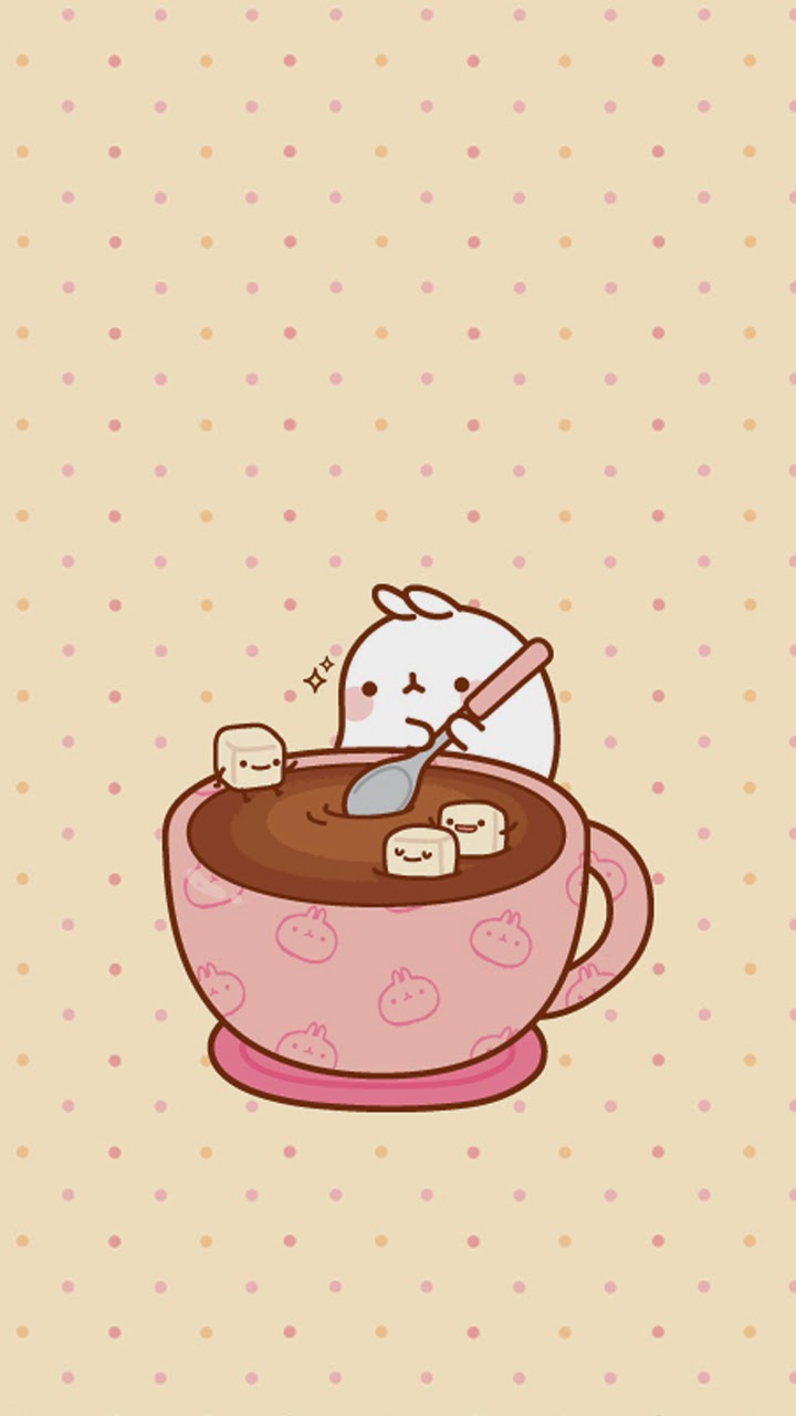 Molang Wallpapers - Cute Hot Chocolate Png , HD Wallpaper & Backgrounds