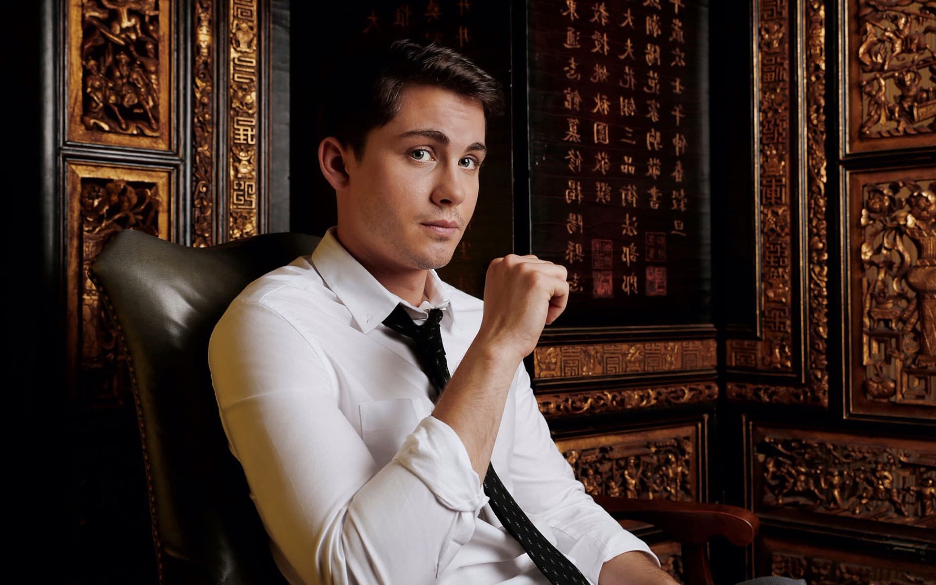 Logan Lerman Celebrity Hd Wallpaper - Logan Lerman 1080p , HD Wallpaper & Backgrounds