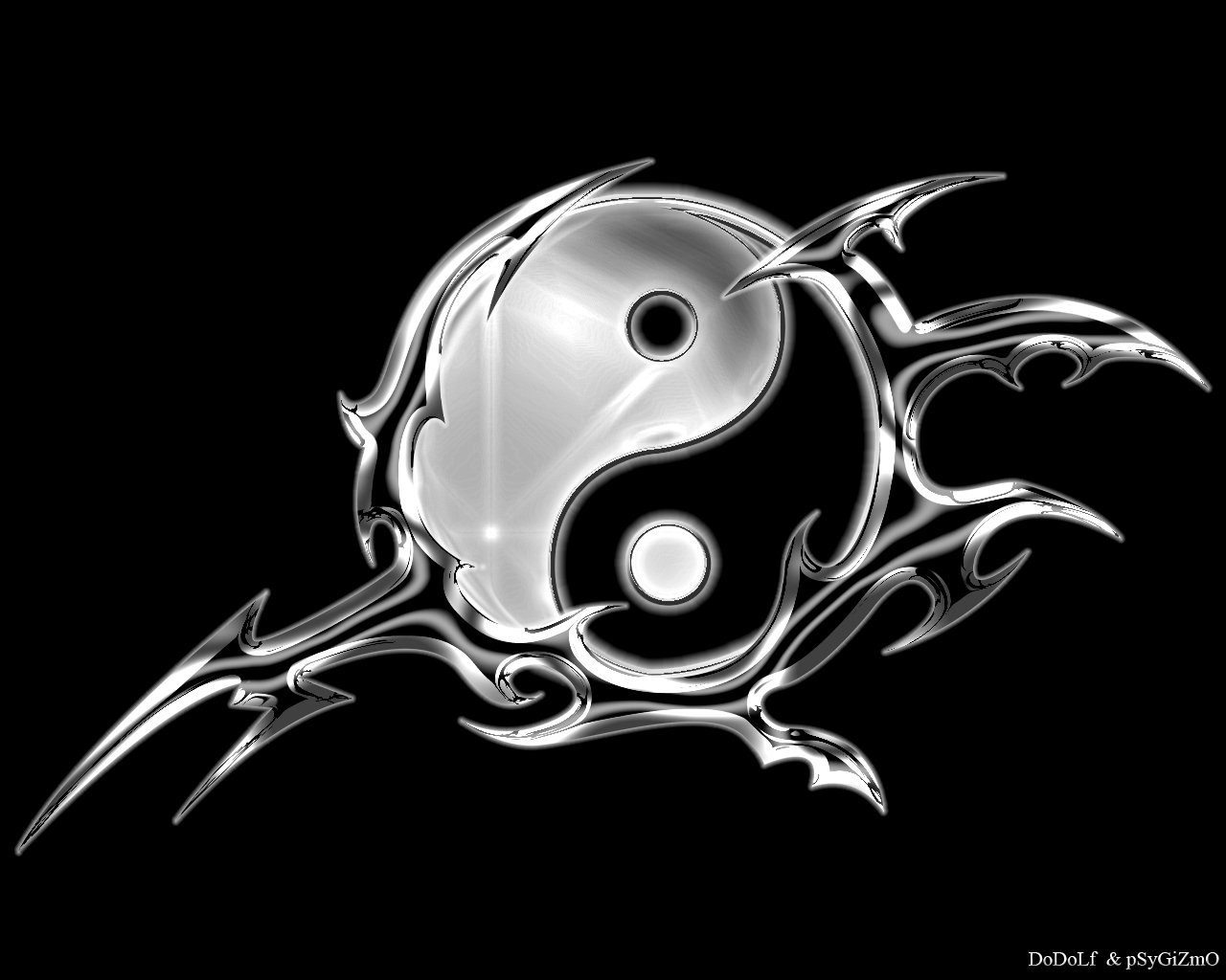 Hd Wallpaper - Cool Yin And Yang , HD Wallpaper & Backgrounds